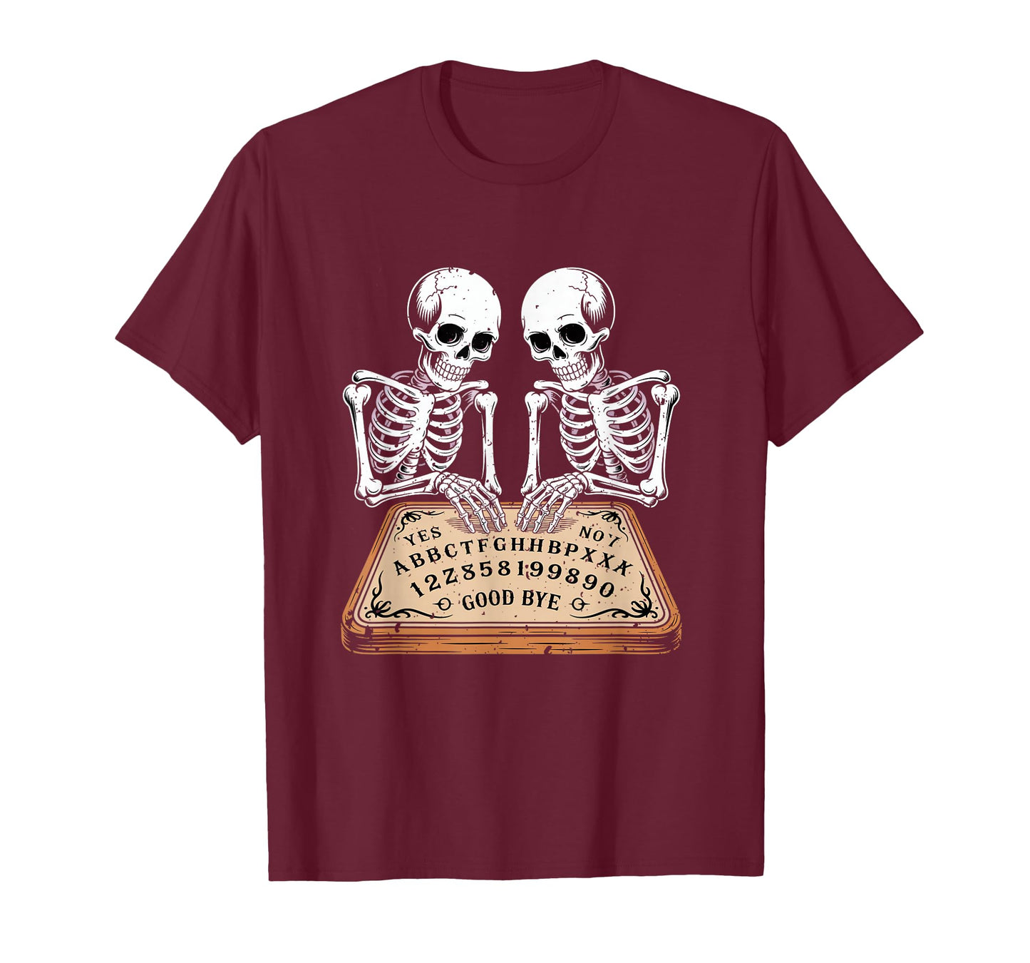 Halloween Skeleton and Ouija Board T-Shirt
