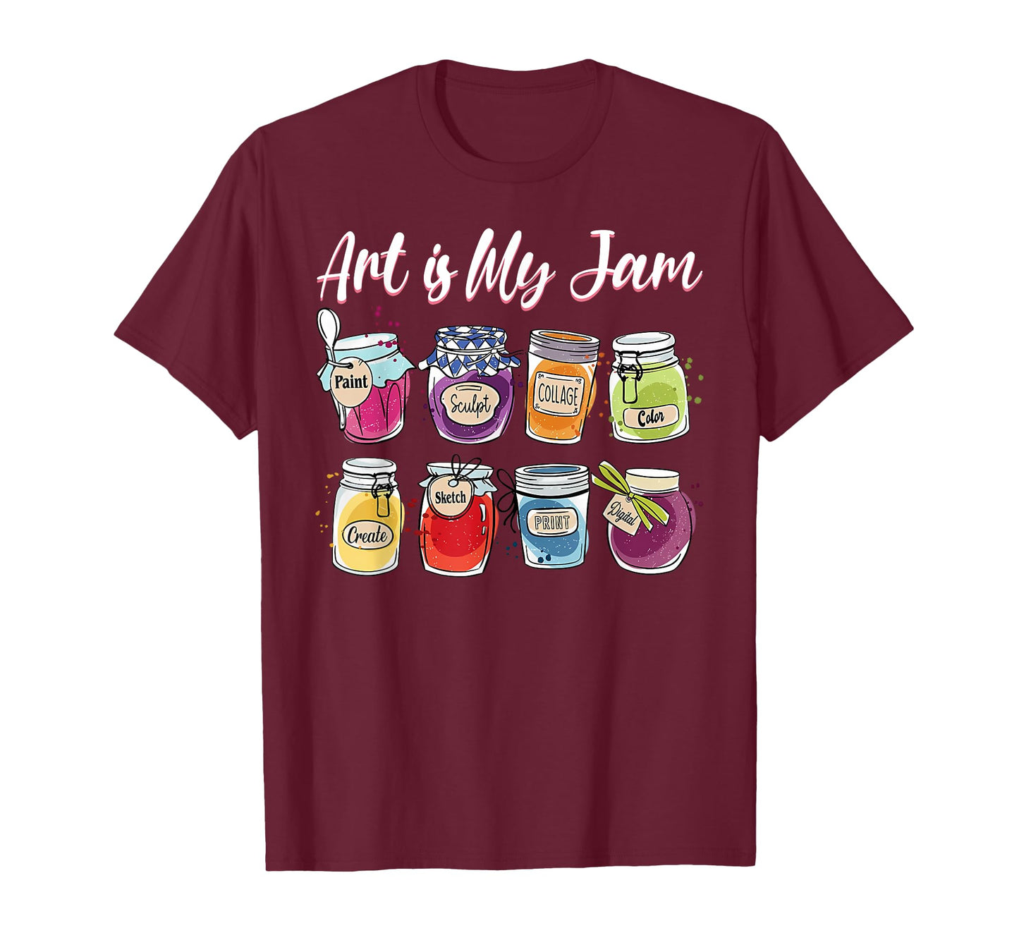 Retro Art Is My Jam Art Teacher Steam Teacher Specials Team T-Shirt