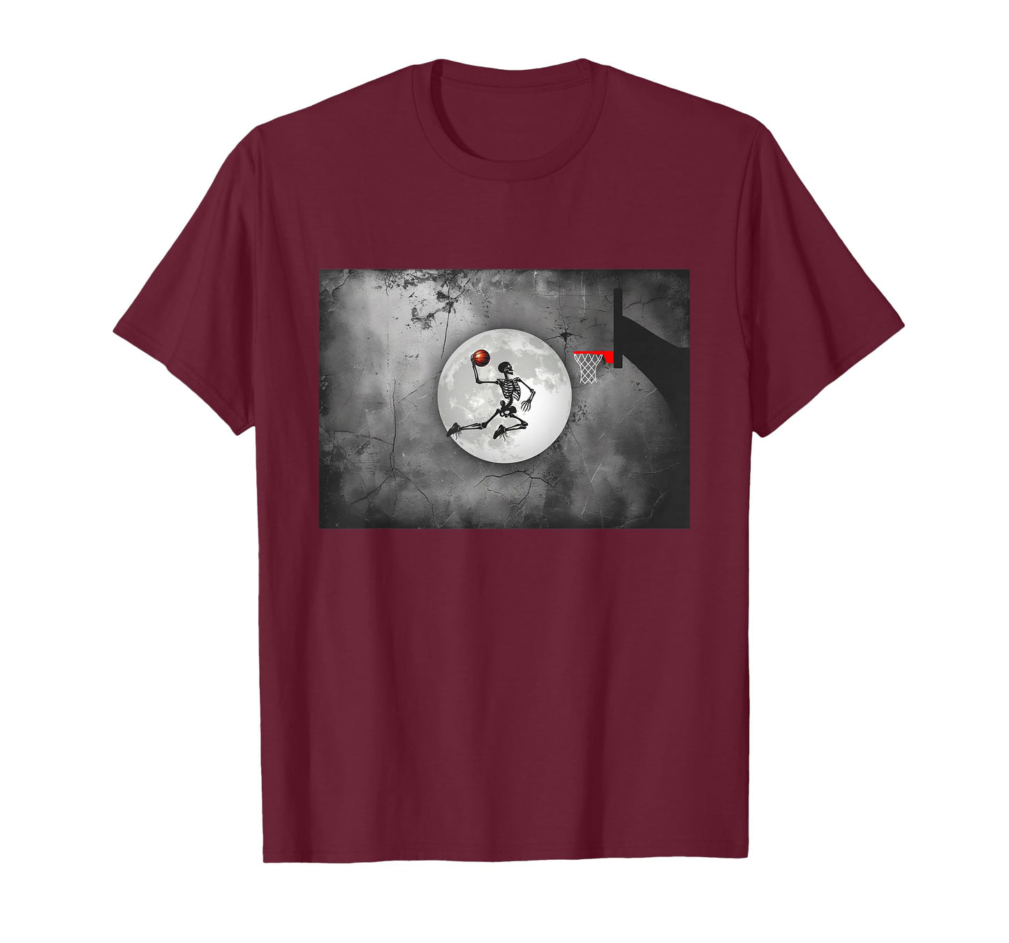Skeleton Basketball T-Shirt