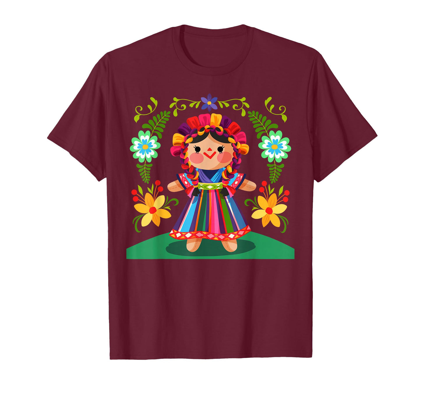 Muñeca de trapo Mexicana tzotzil, Otomi, Mazahua, Querétaro T-Shirt