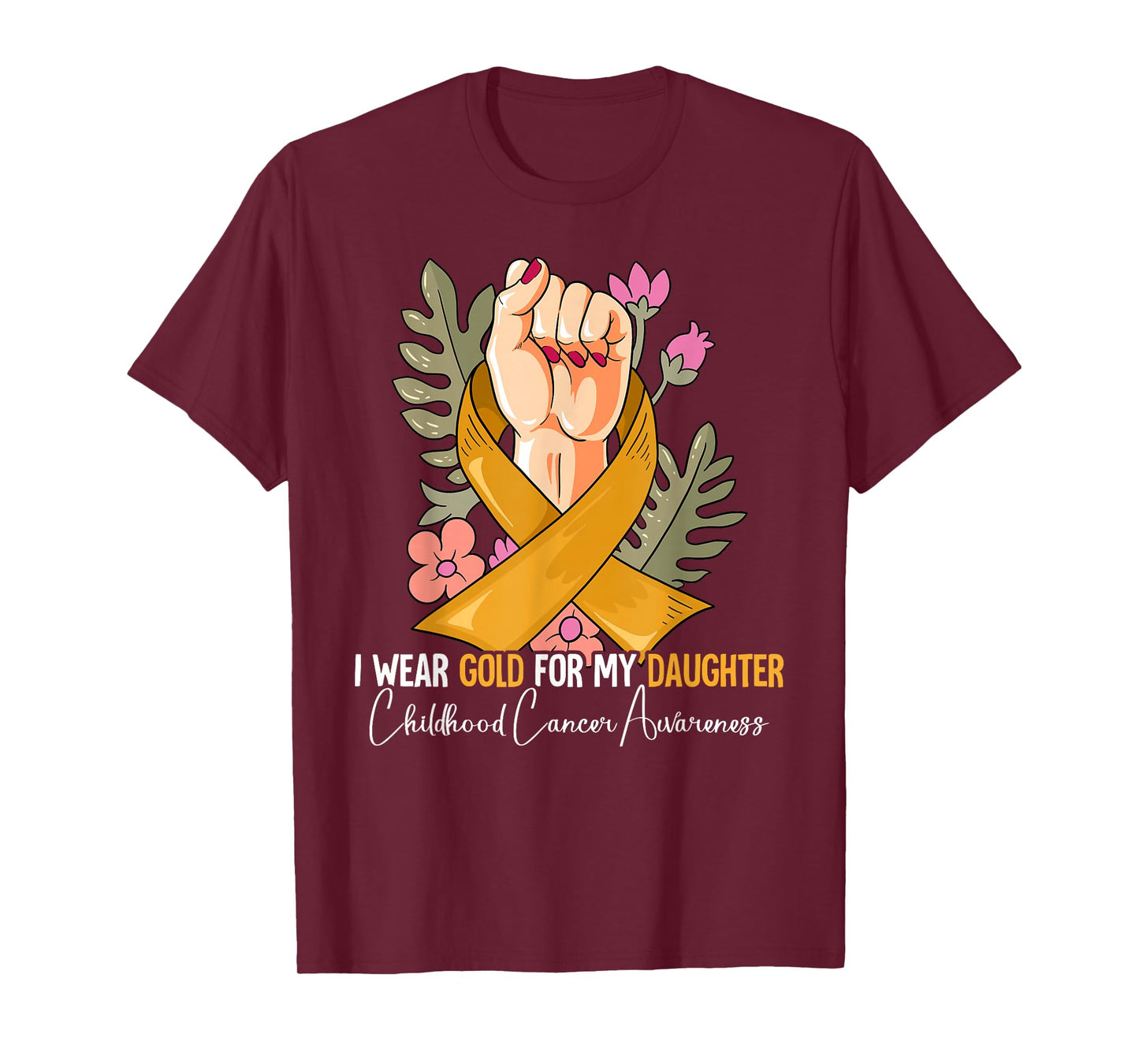 Daughter Childhood Cancer Awareness T-Shirt