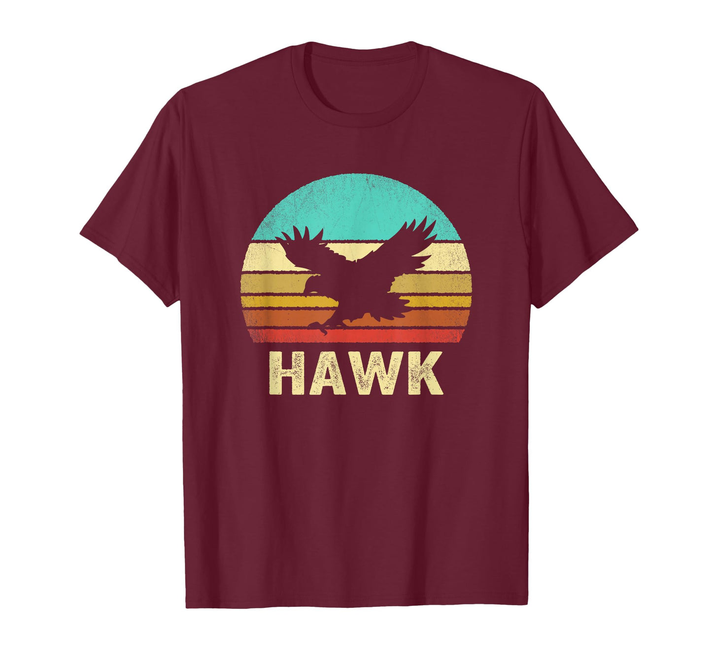 Vintage Hawk Shirt Sunset T-Shirt