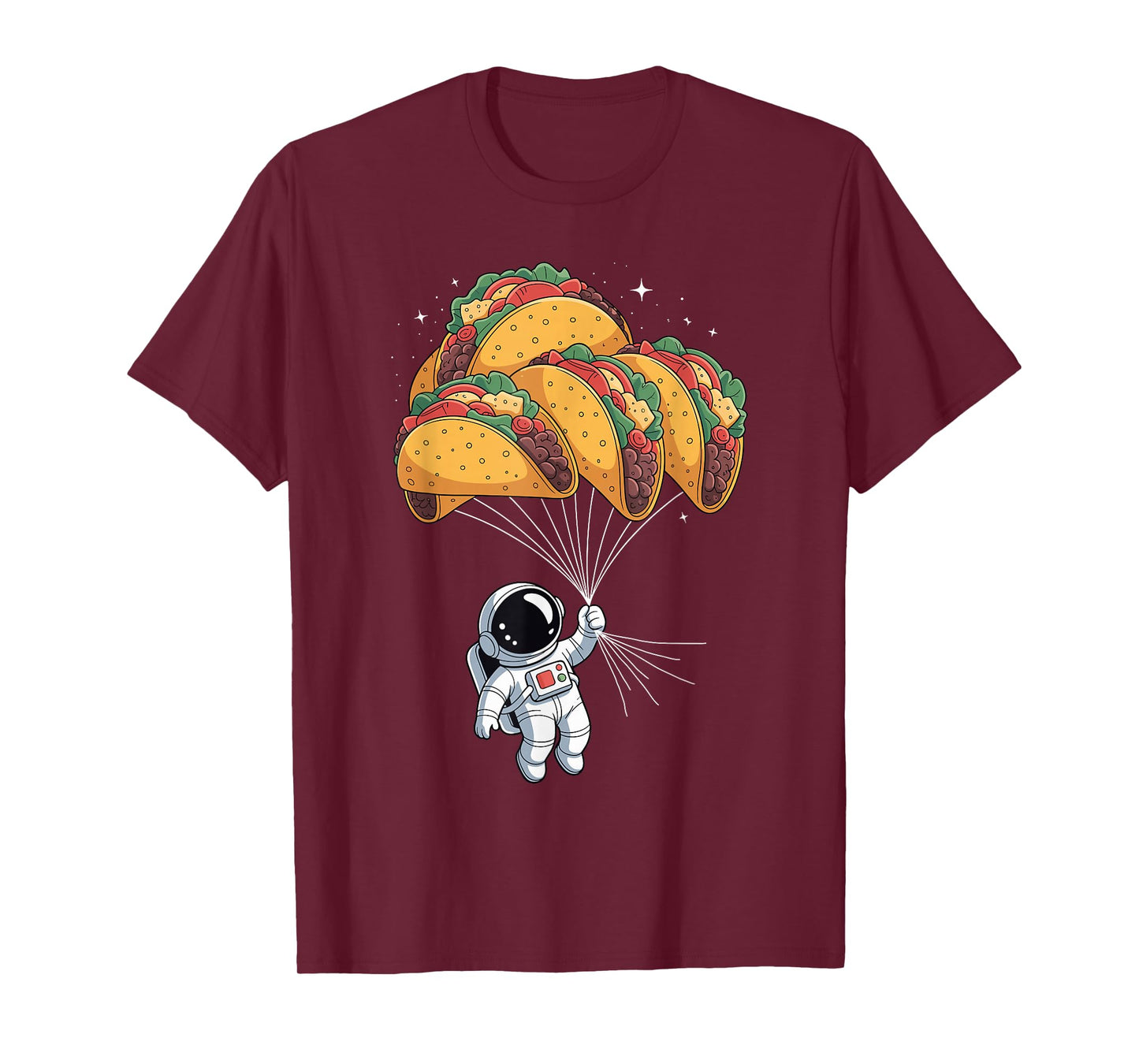 Astronaut Floating Taco Mexican Food Tacos T-Shirt