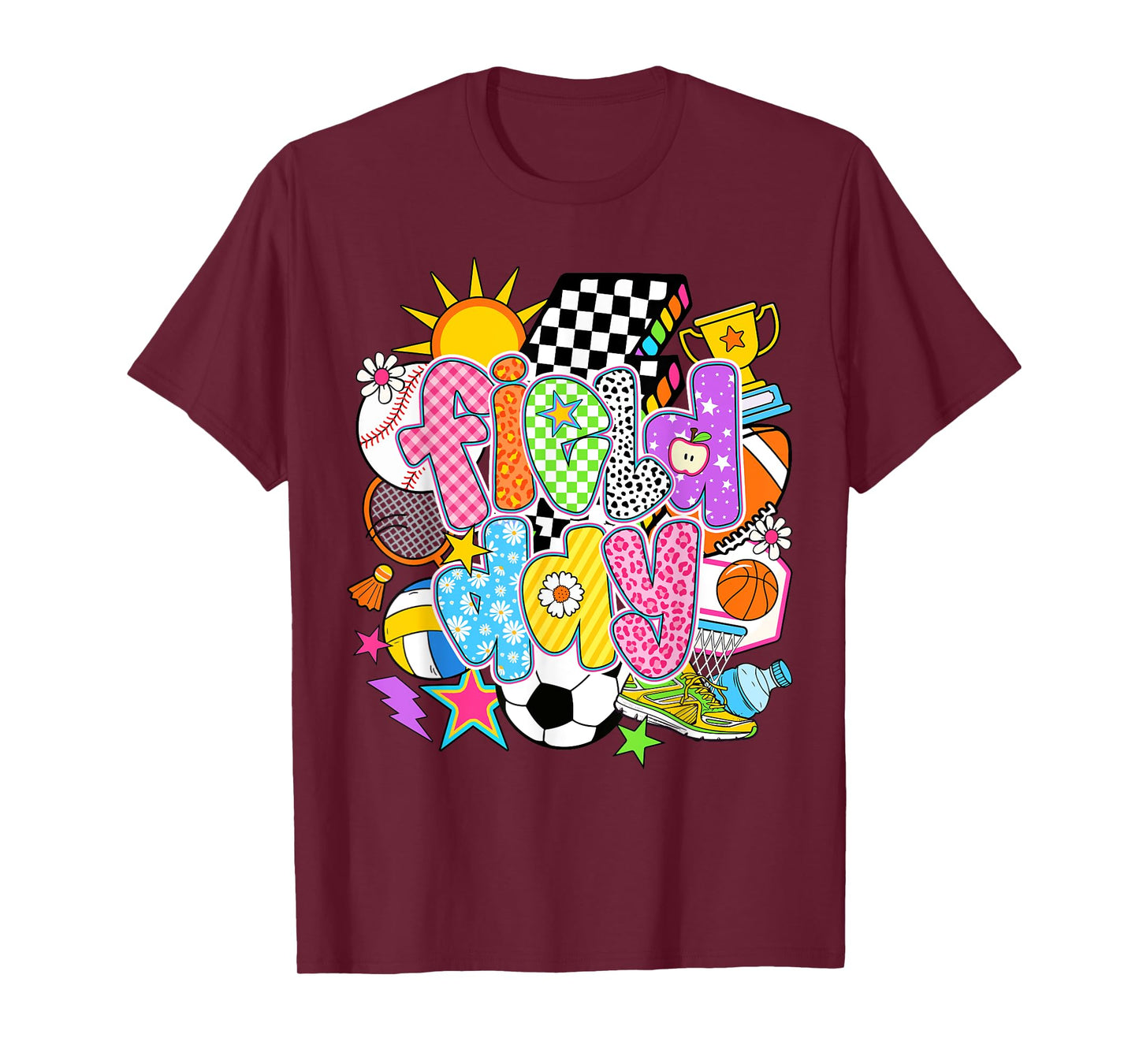 Field Day Fun Day Let The Games Begin Field Trip Teacher Kid T-Shirt