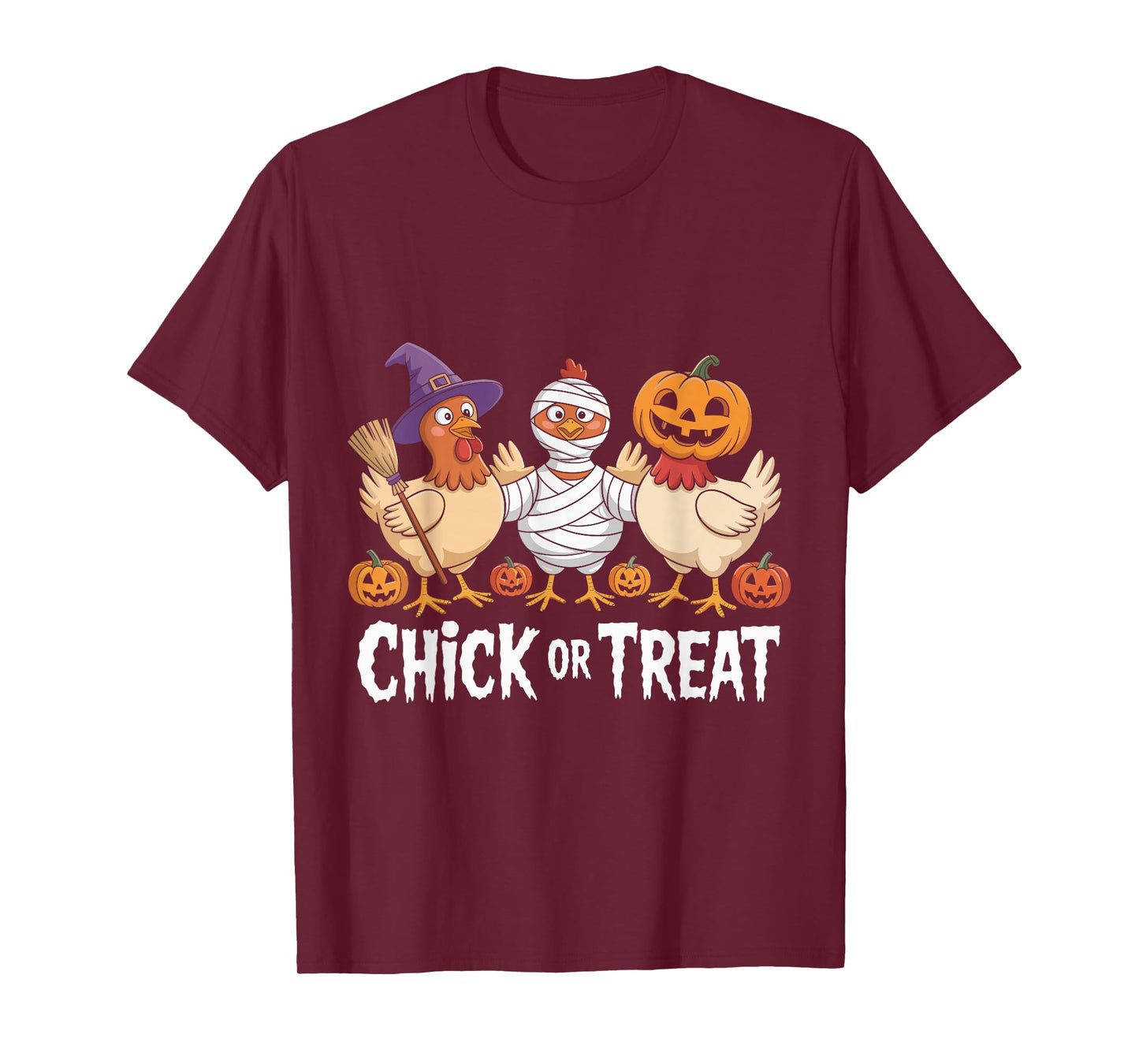 Chick or Treat Funny Spooky Halloween Costume T-Shirt