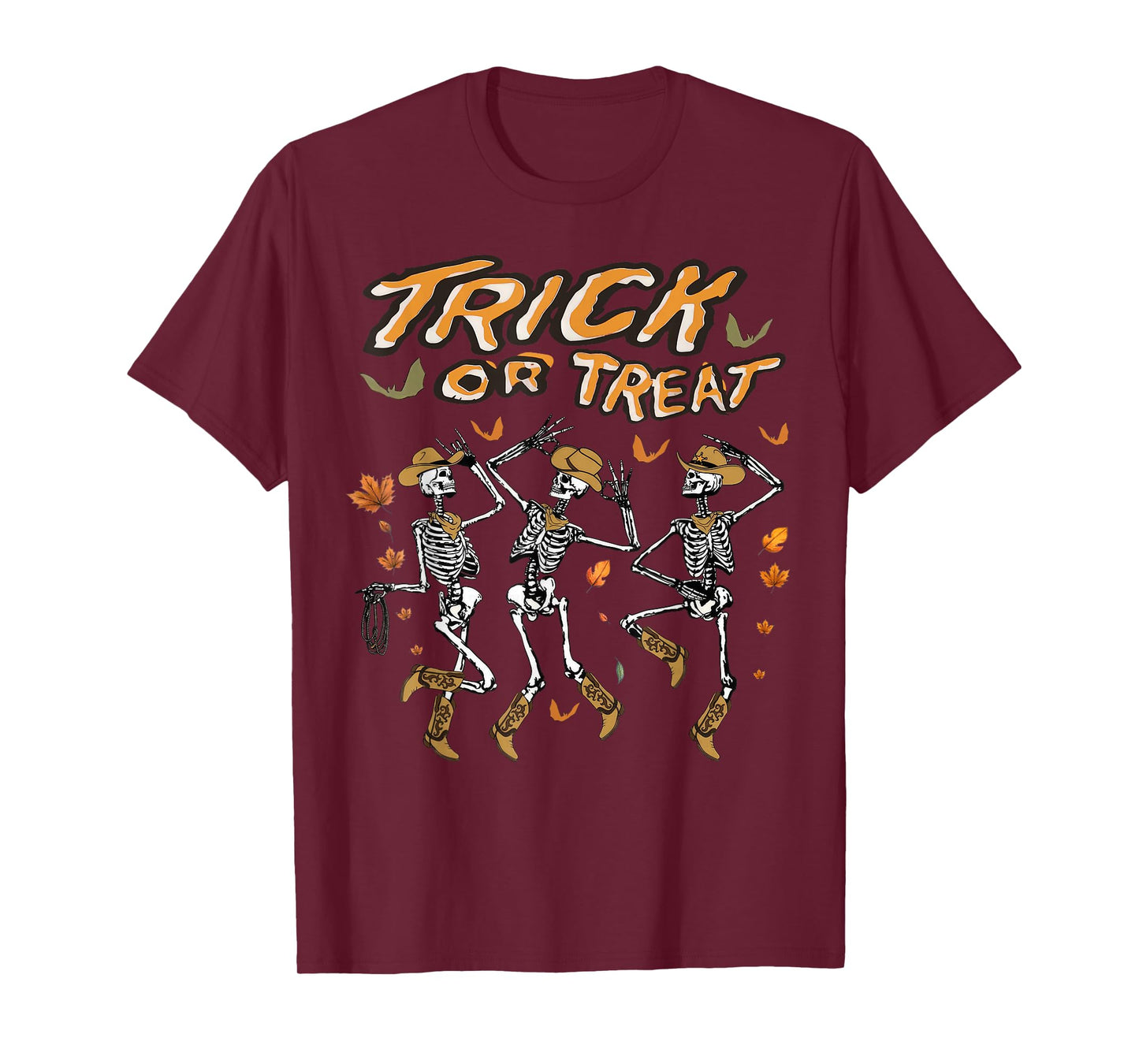 Howdy Ghouls Dancing Cowboy Skeleton Cowboy T-Shirt