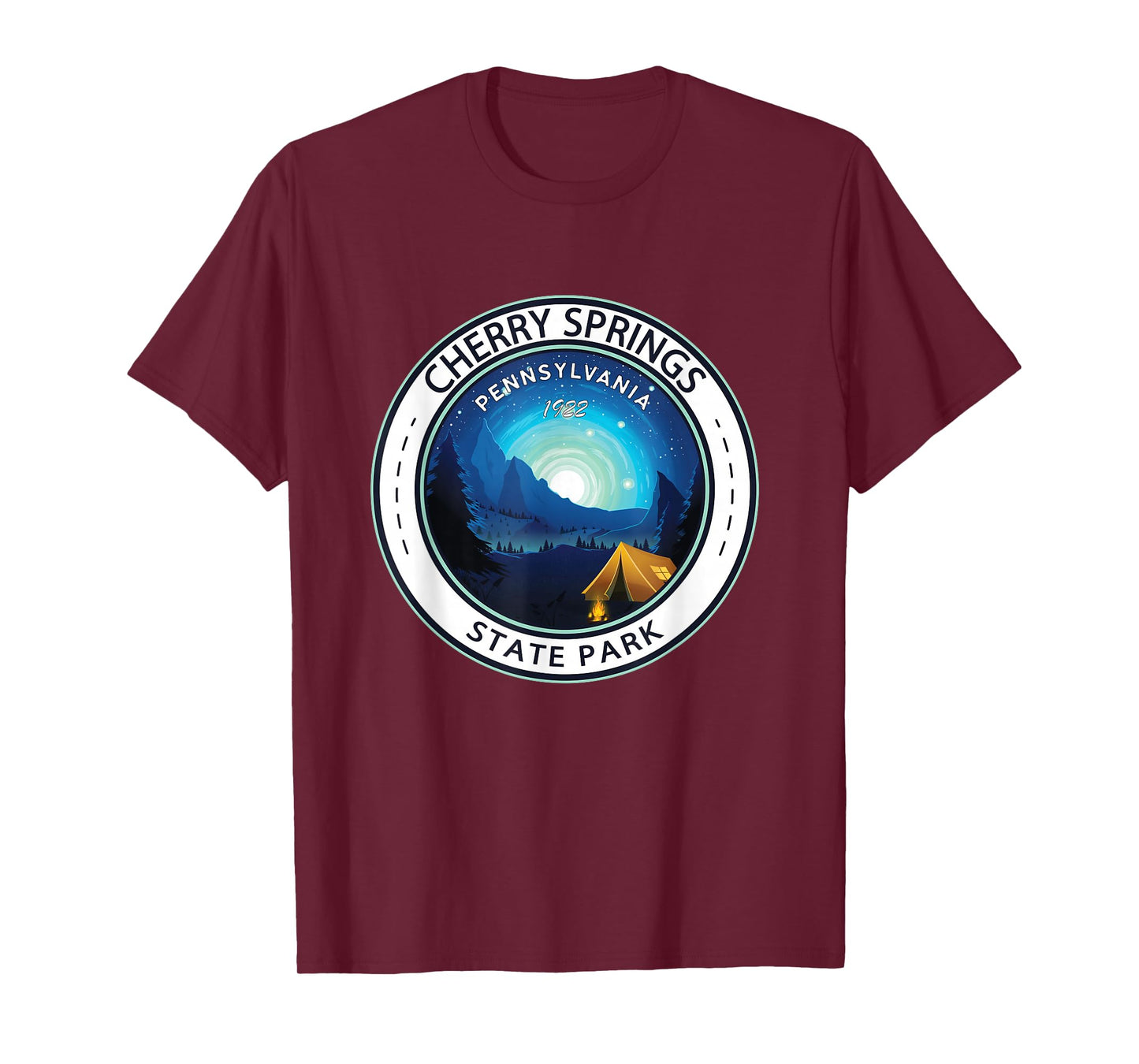 Cherry Springs State Park Pennsylvania Badge Vintage T-Shirt
