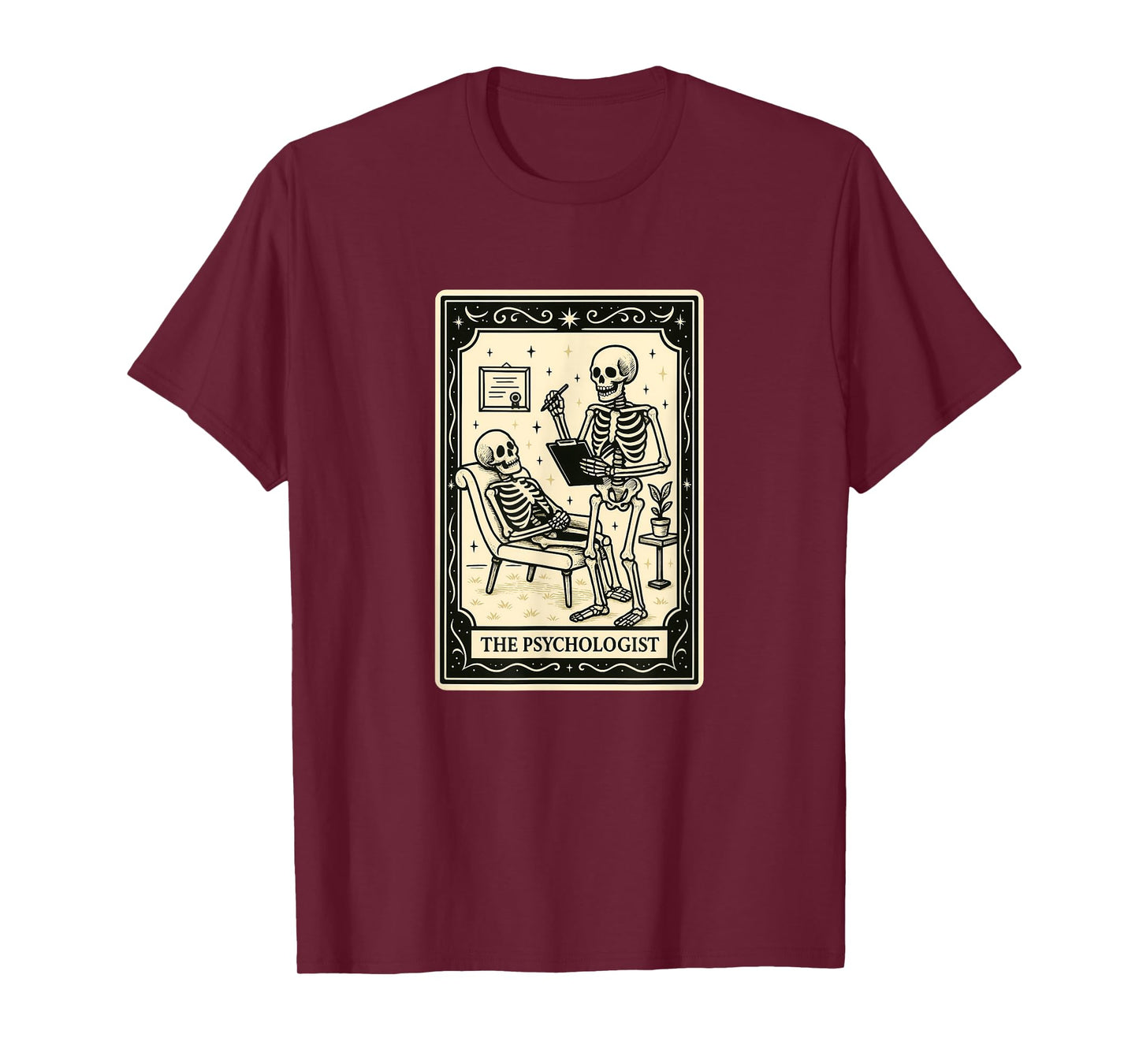 The Psychologist Tarot Card Halloween Spooky Psychology T-Shirt