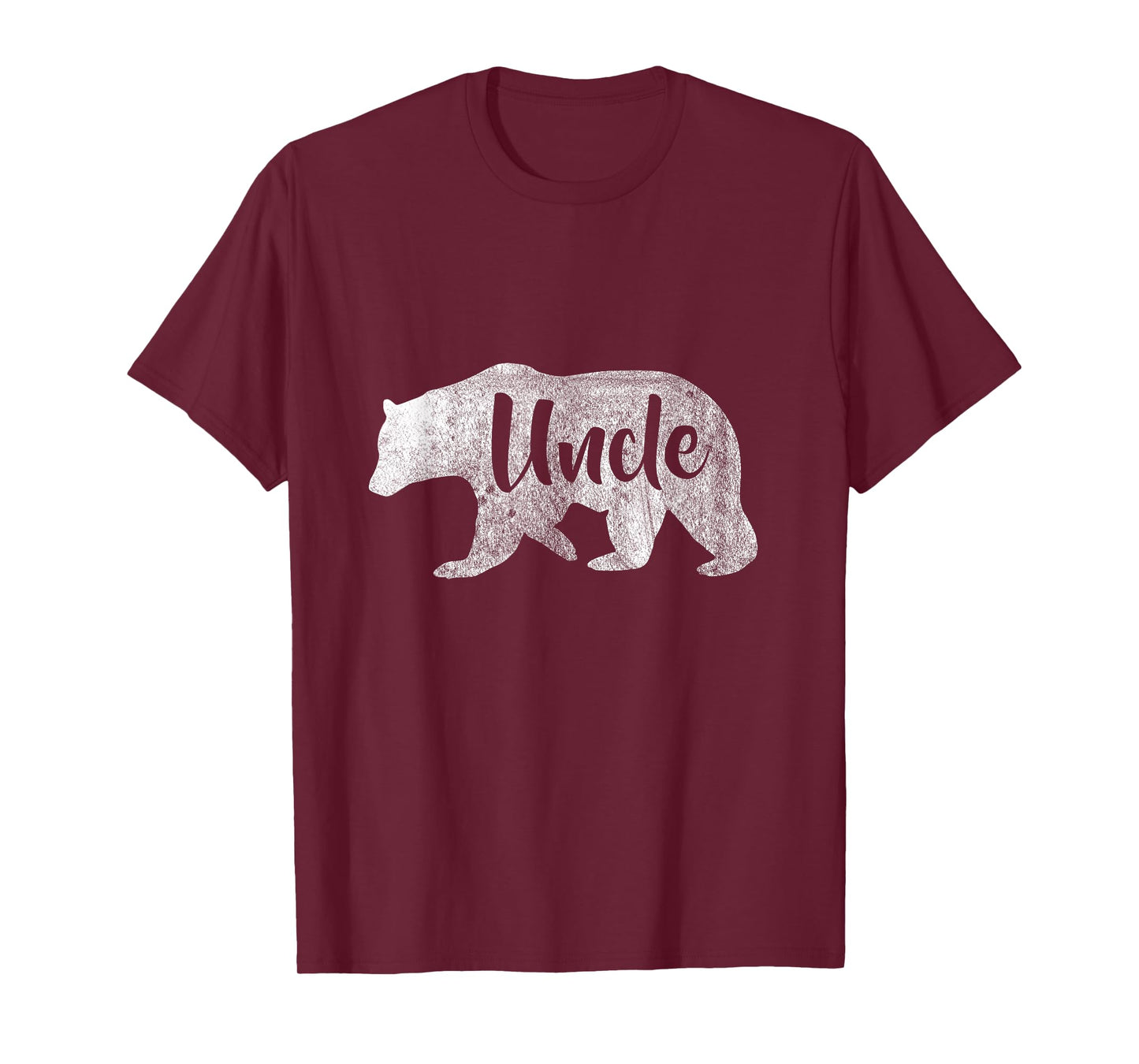 Men's Uncle Bear T-Shirt Cool Outdoors Family Tee T-Shirt