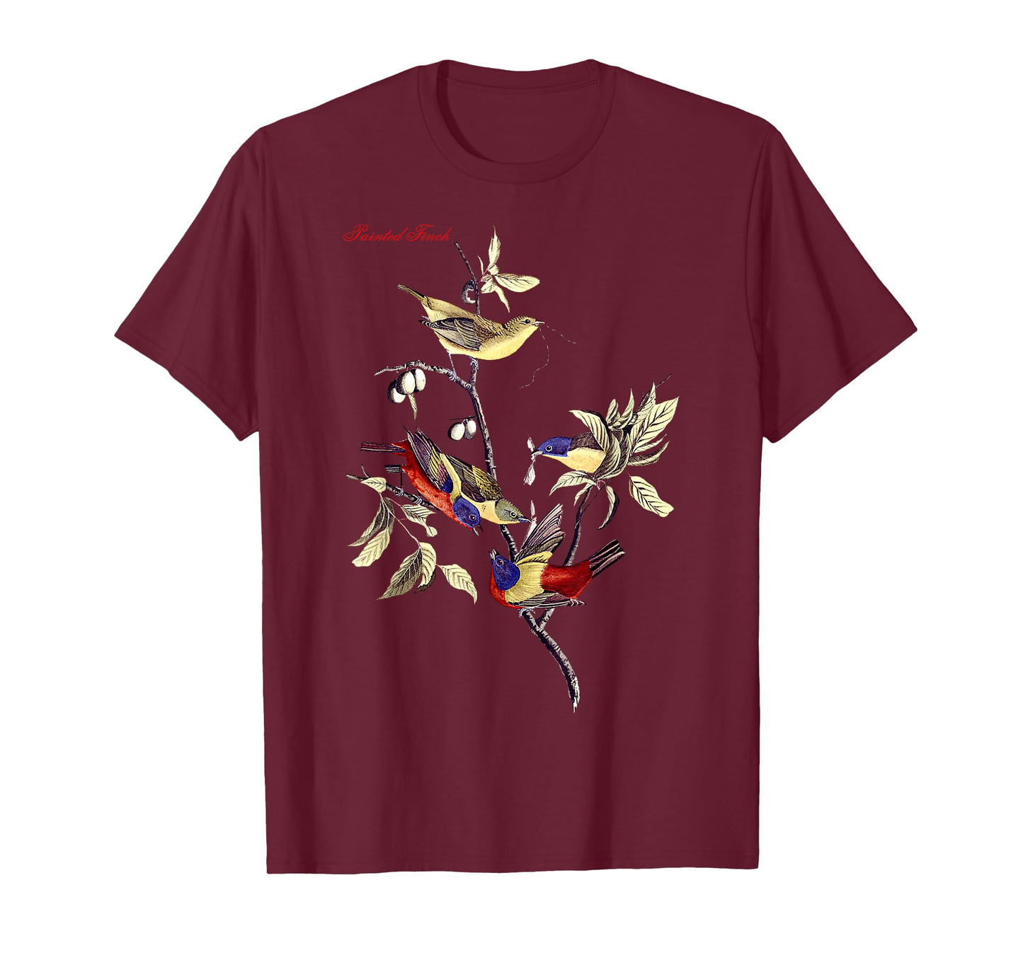 Audubon Painted Finch North American Birds Education Nature T-Shirt