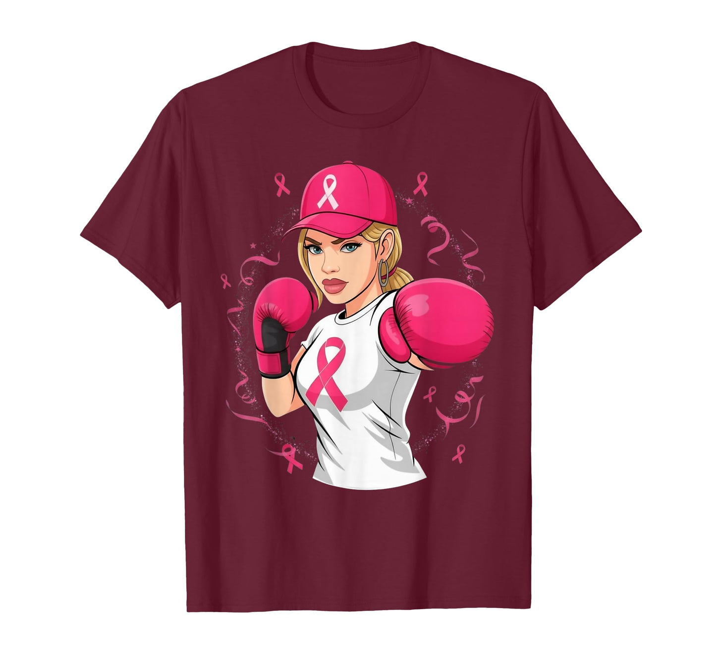 in October We Wear Pink Empower Women Fight Breast Cancer T-Shirt