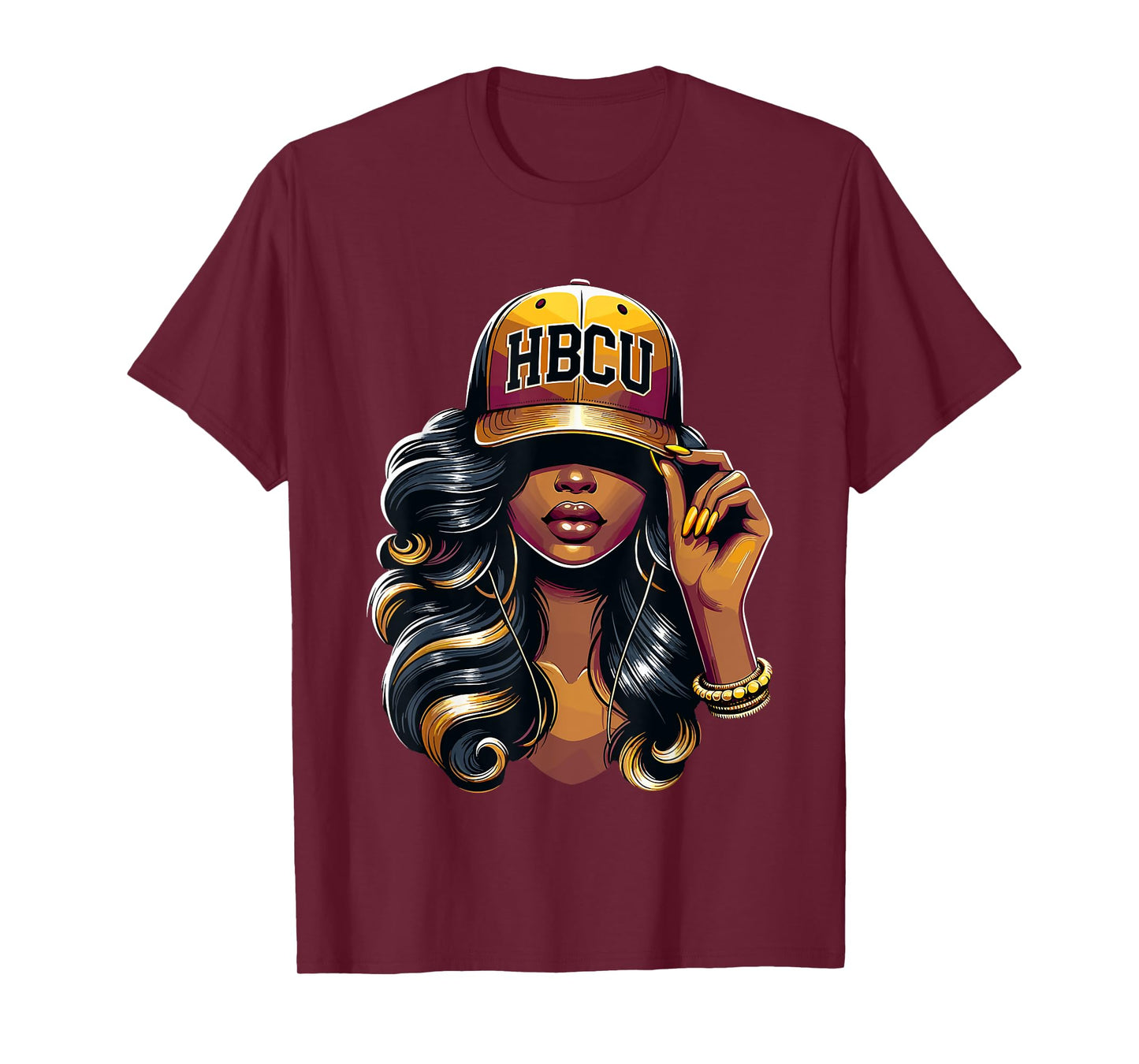 Beautiful Black Educated Girl HBCU T-Shirt