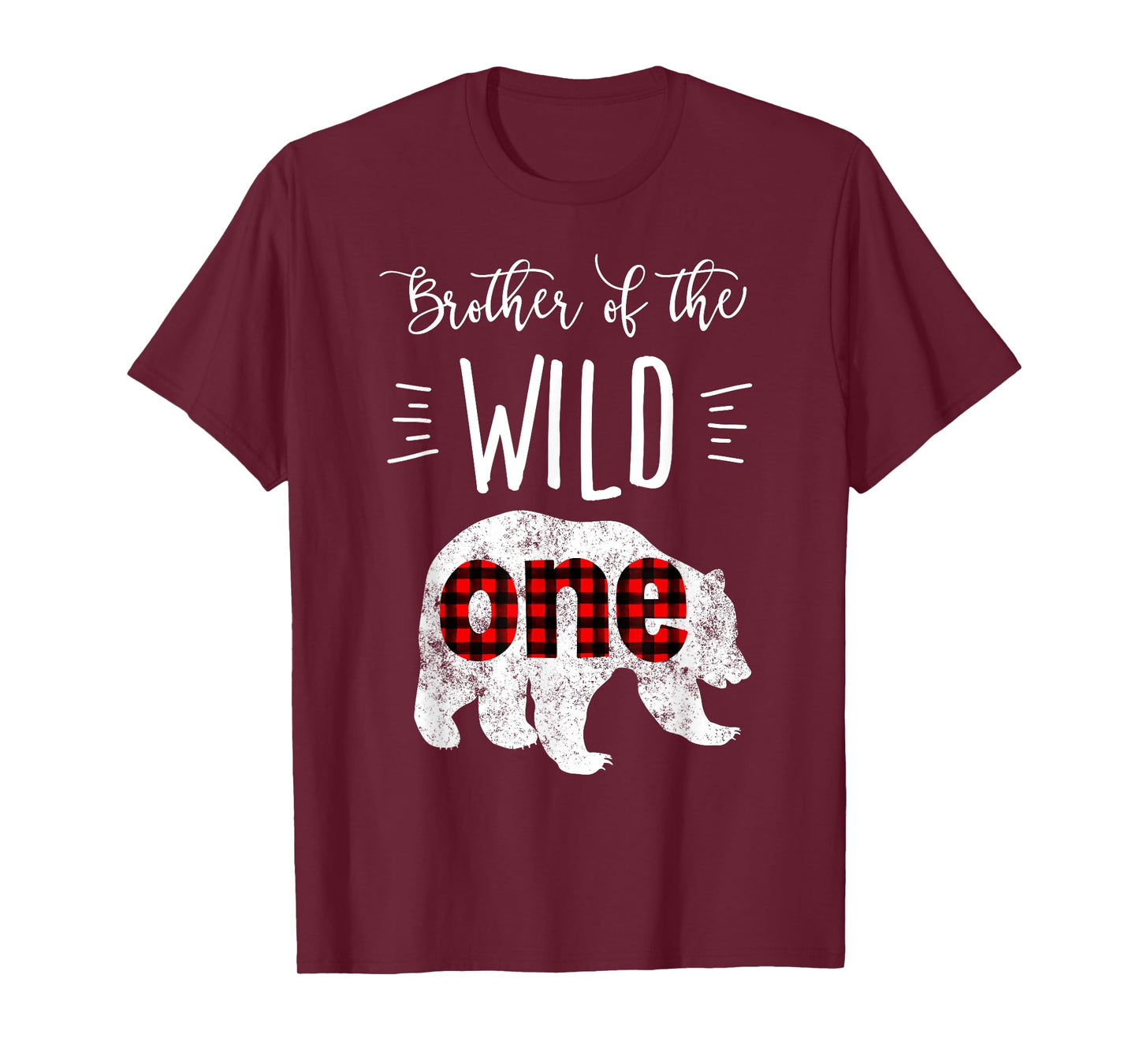 Brother of the Wild One Shirt Bear Lumberjack 1st Birthday T-Shirt