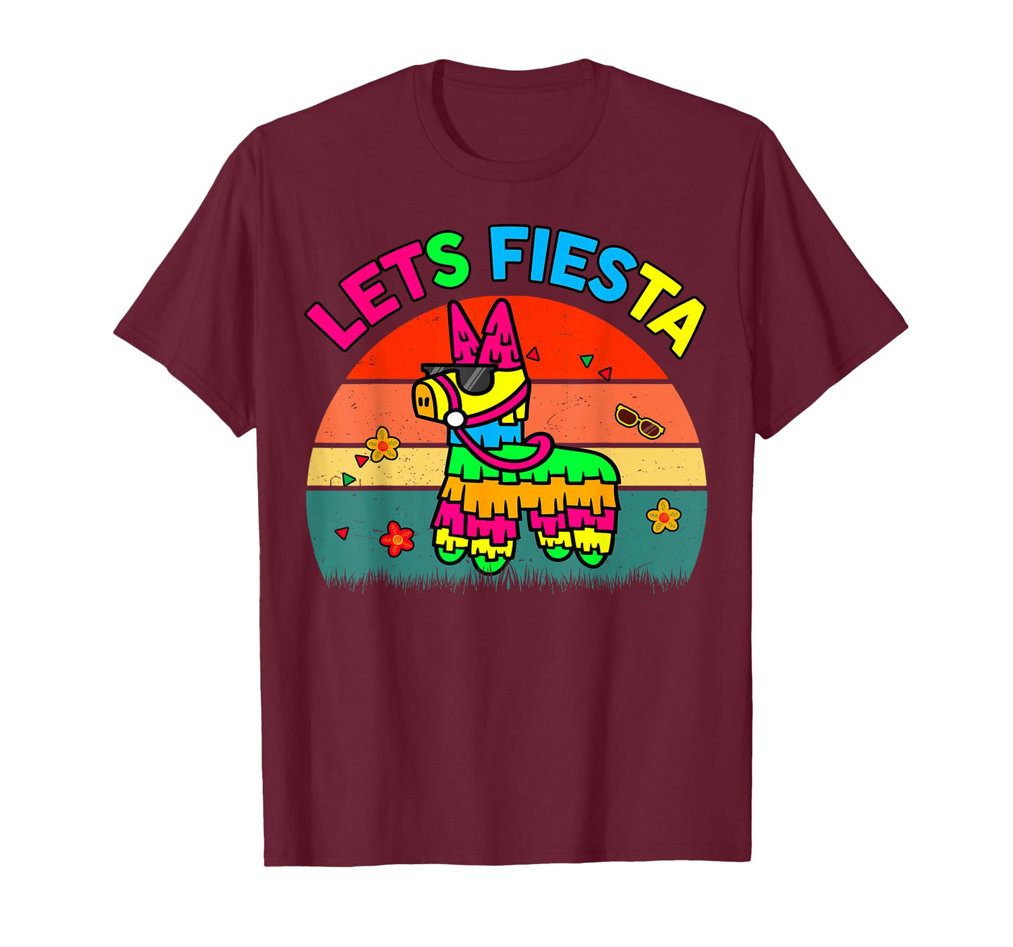 Pinata Cinco De Mayo Shirt Lets Fiesta Funny Mexican Boy Kid T-Shirt
