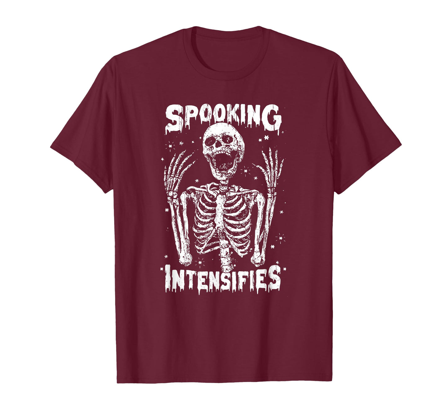 Spooking Intensifies, Skeleton Halloween T-Shirt