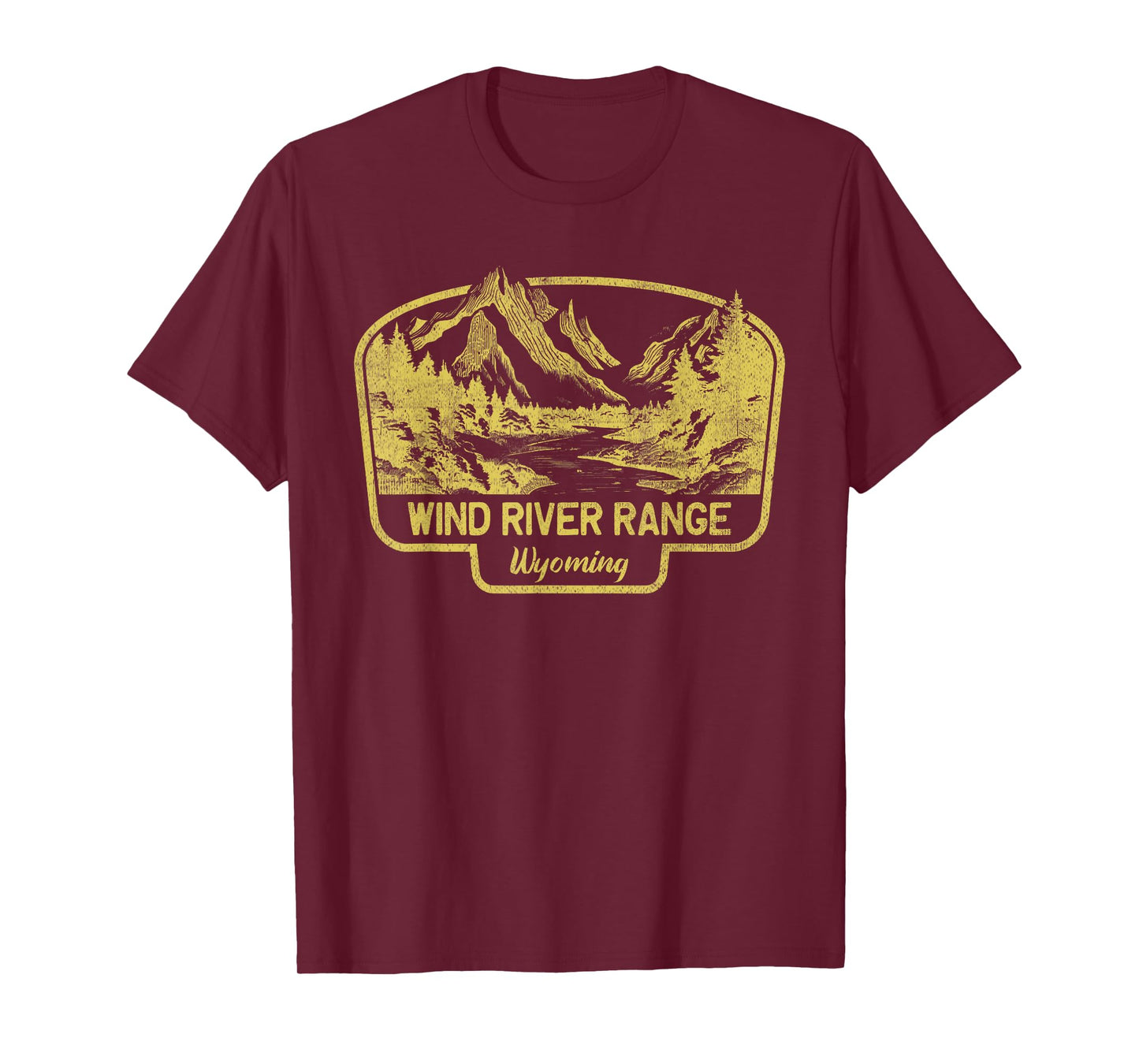 Wind River Range Mountains Wyoming Hiking Outdoors Vintage T-Shirt