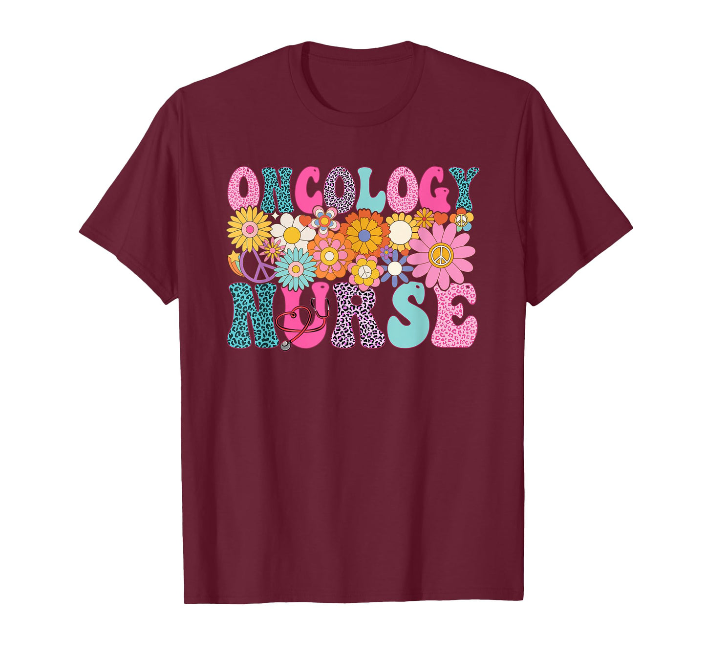 Oncology Nurse Week Groovy Appreciation Day For Women T-Shirt