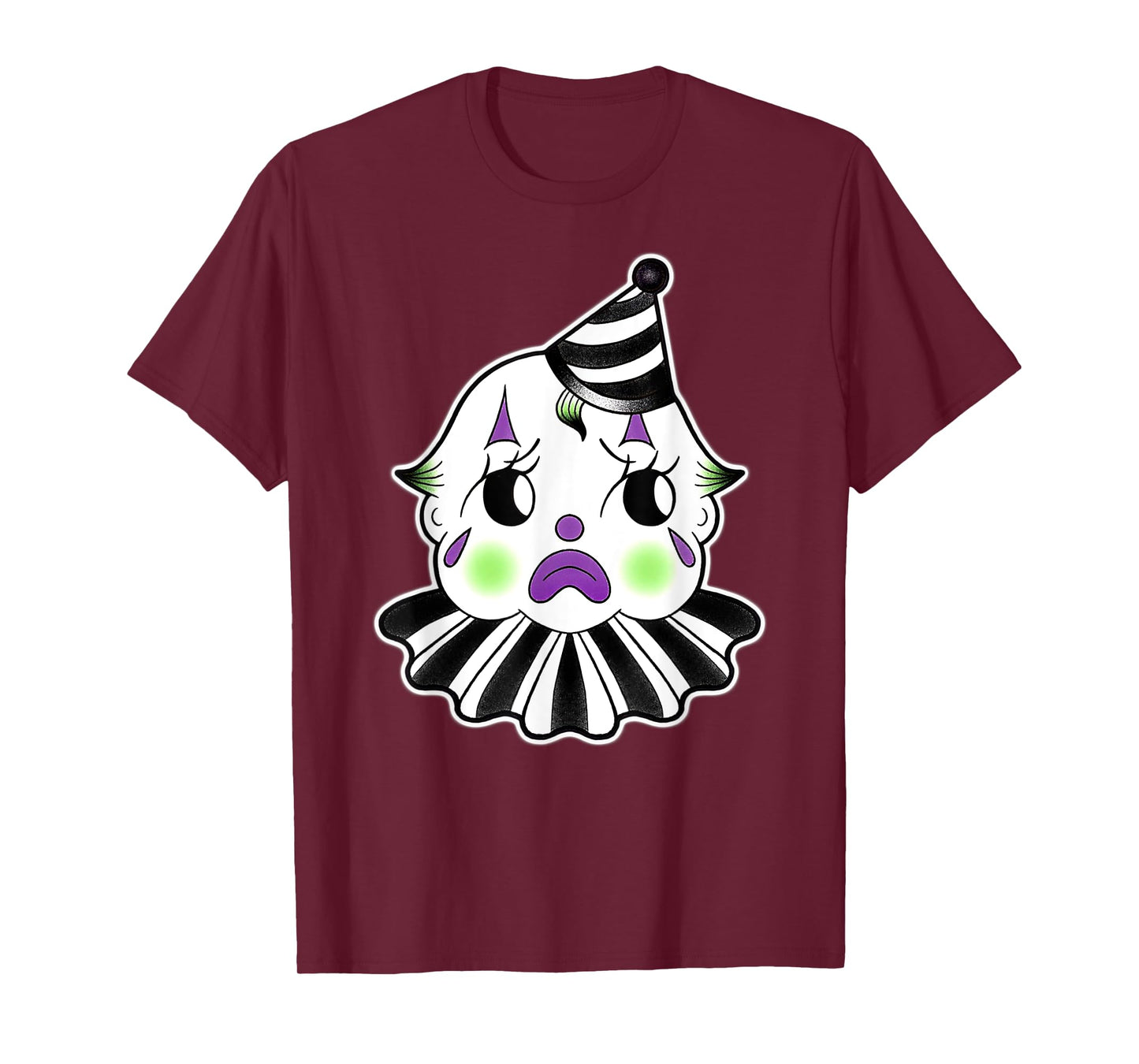 Urban Empyre Kewpie Baby Spooky Clown Sad Doll T-Shirt