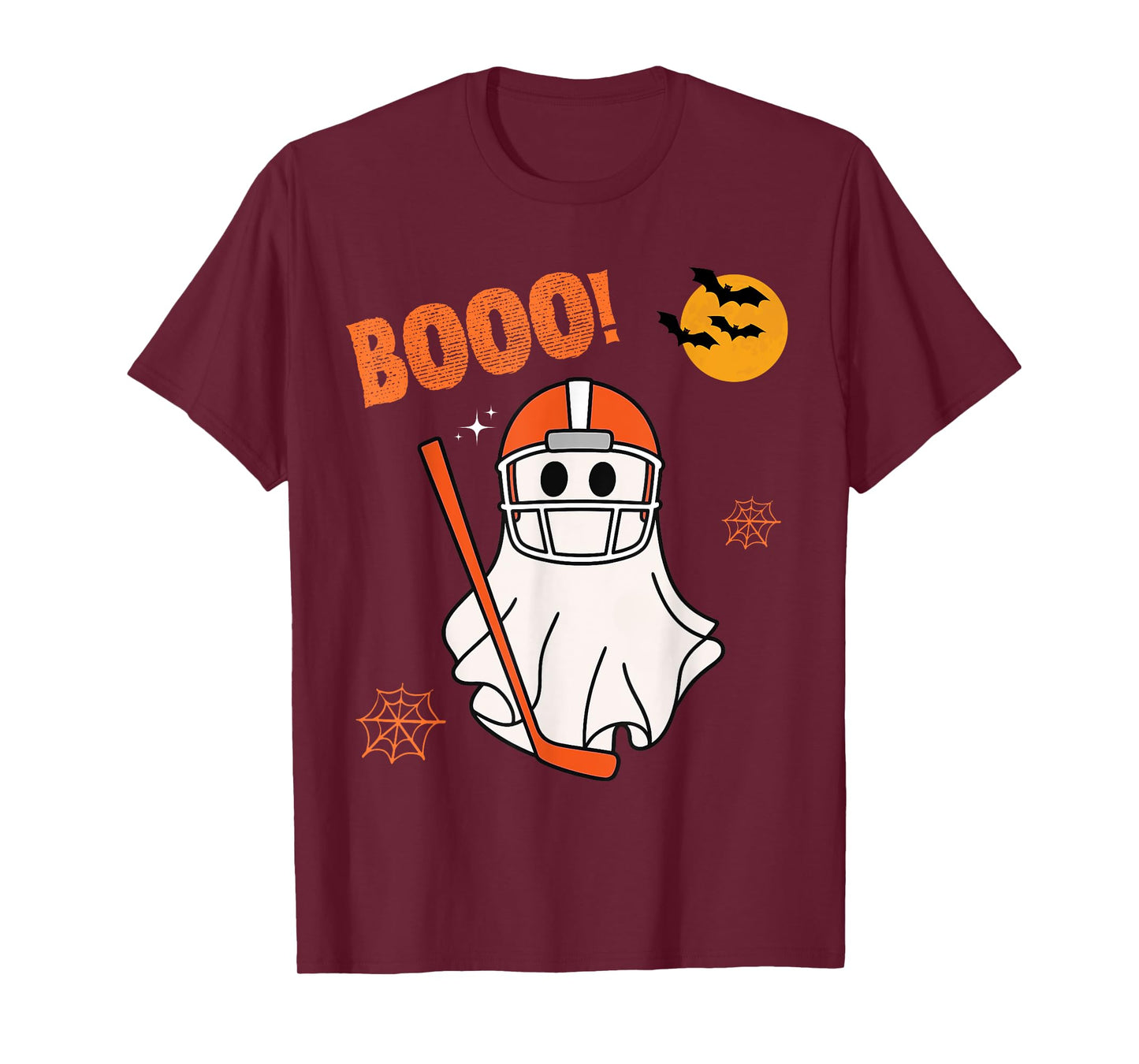 Vintage Halloween Spooky Ice Hockey Funny Skeleton Costume T-Shirt