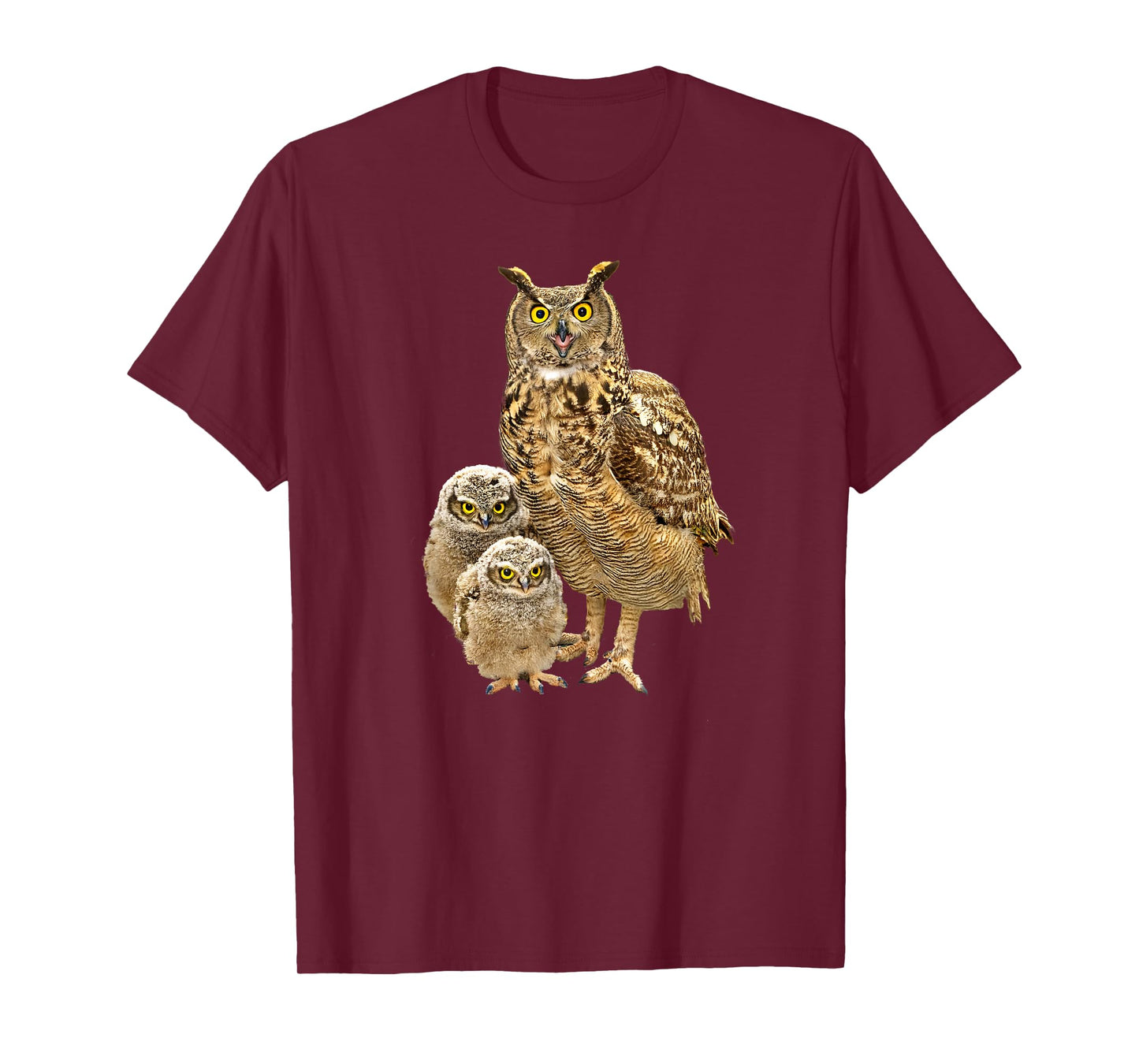Owl Shirt - Cute Owl with Baby Owlets for Owl Lovers T-Shirt