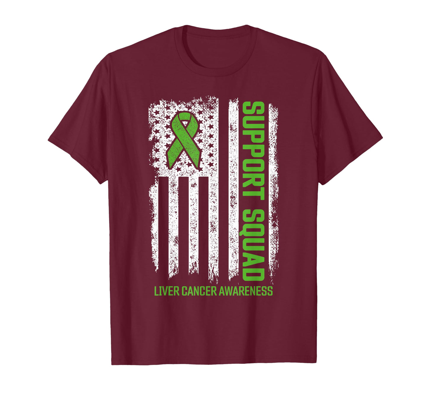 Liver Cancer Shirts Support Squad Liver Cancer Awareness T-Shirt