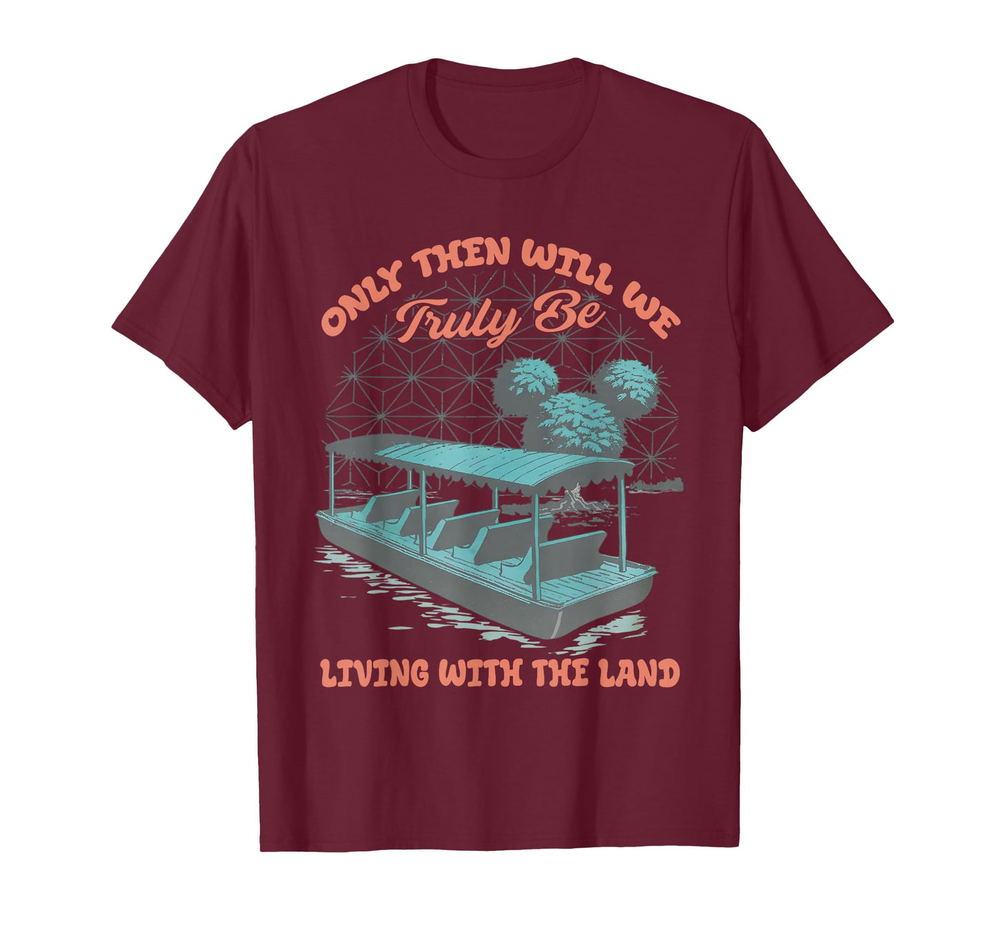 Epcot Boat Nature Truly Living with The Land T-Shirt