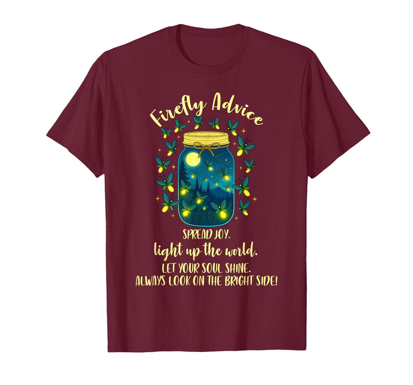 Firefly Lover Insect Lover Summer Nights Firefly Advice T-Shirt