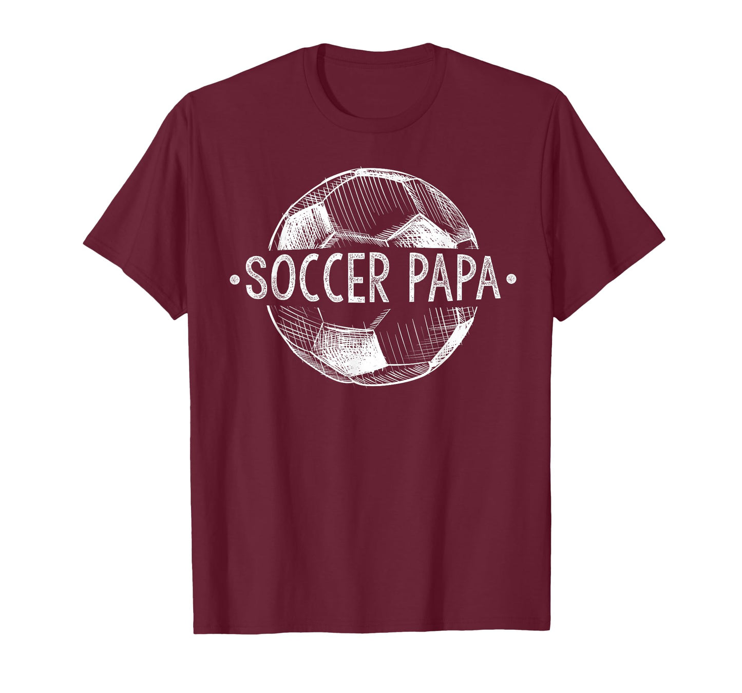 Soccer Papa Family Matching Team Player Gift Sport Lover Dad T-Shirt