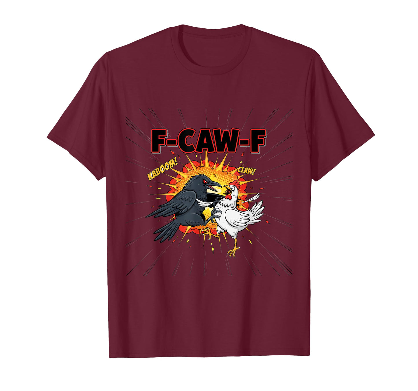 Funny F-CAW-F Meme Parody for F-Kaw-F Crow Fans Vintage T-Shirt