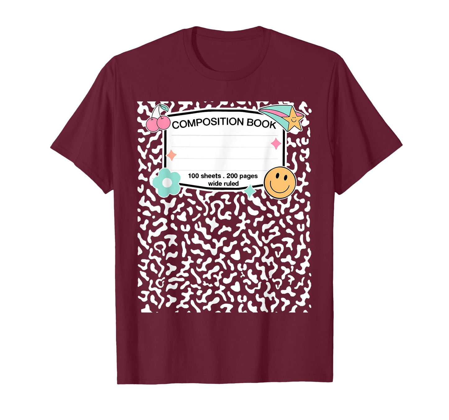 Matching Group Halloween Teacher Composition Book Notebook T-Shirt