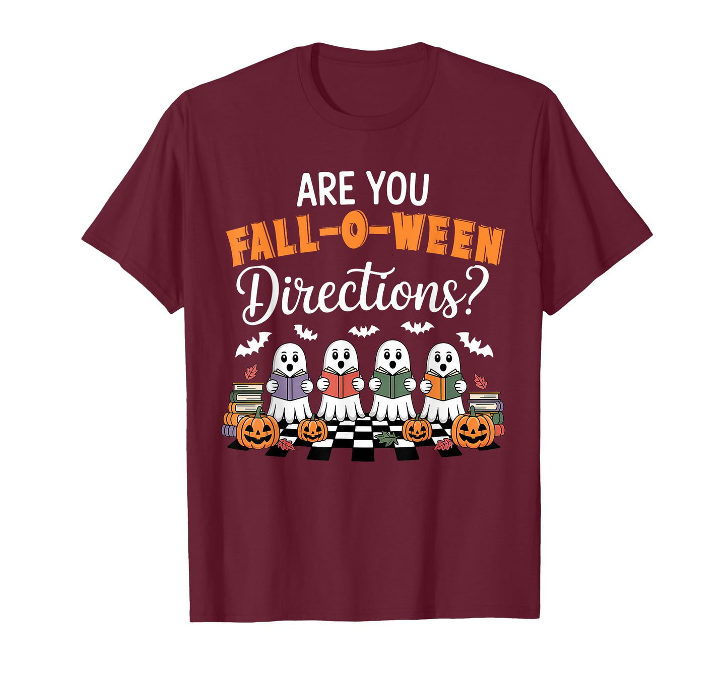 Funny Halloween Teacher Joke are You Fall O Ween Directions T-Shirt