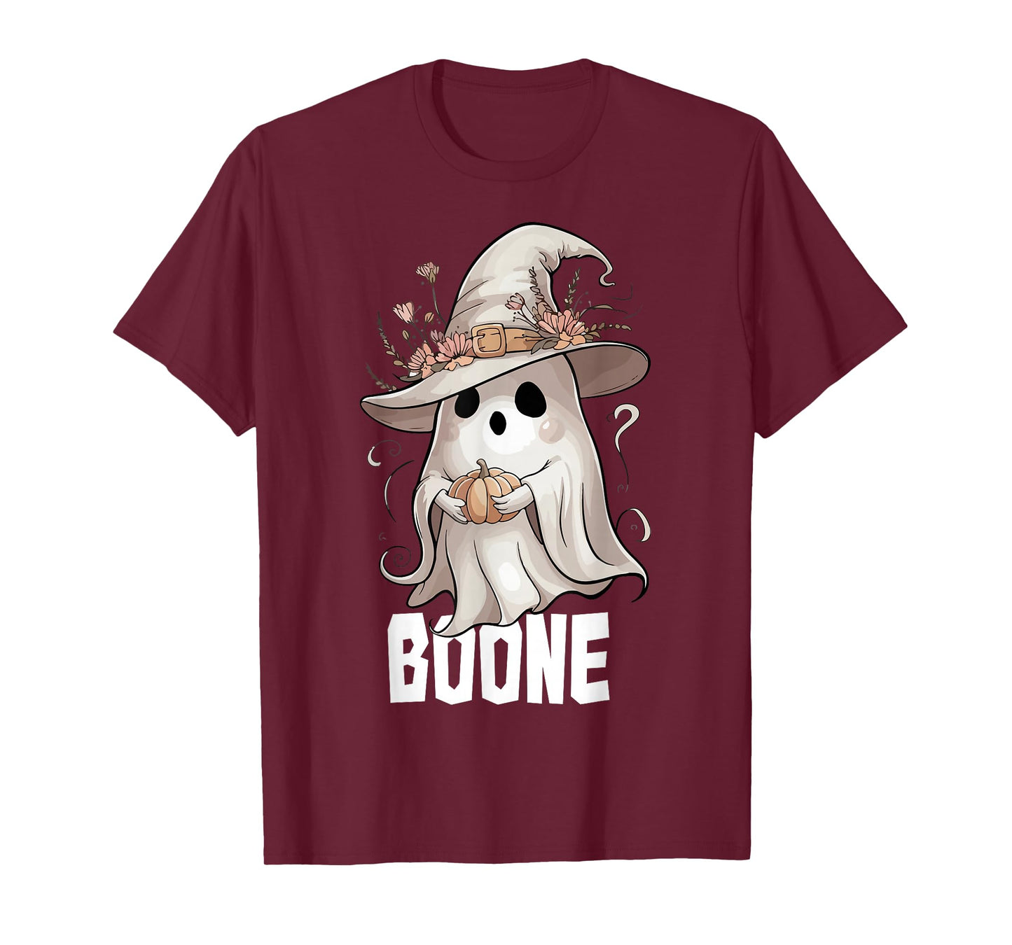 Retro Boo Boone Girls First Name Funny Halloween Ghost 2025 T-Shirt