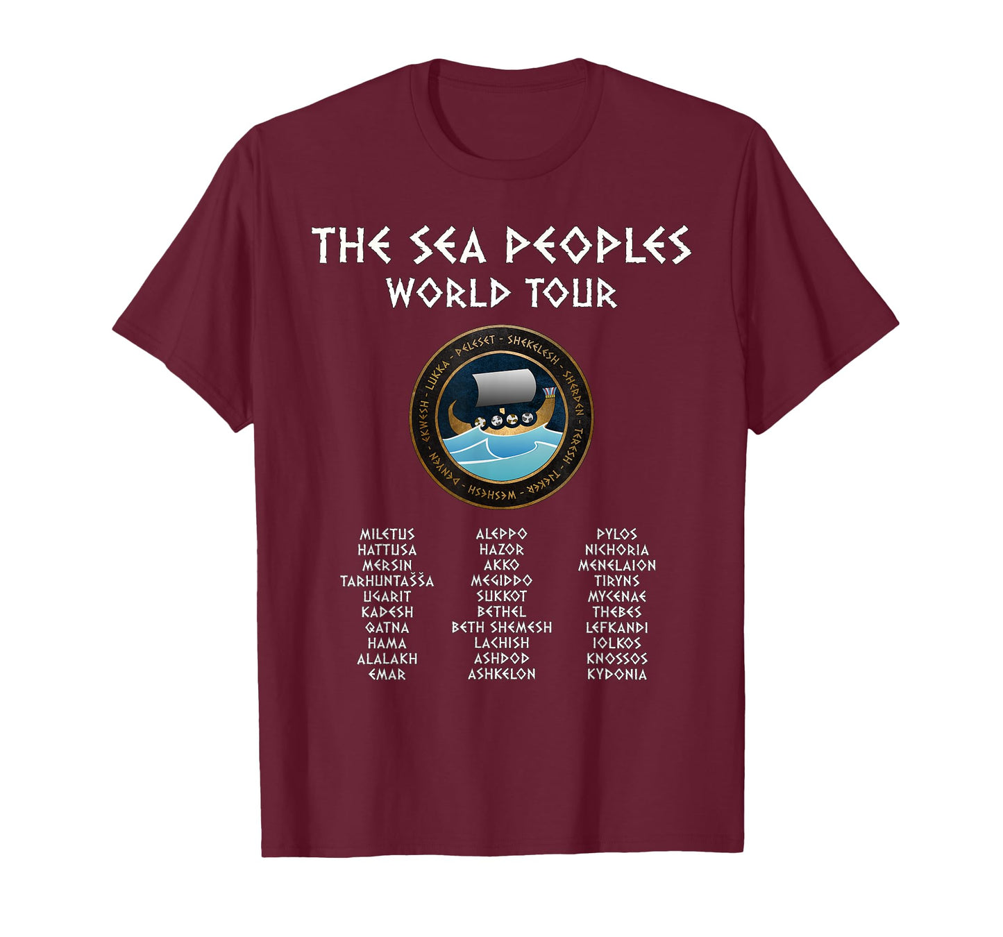 The Sea Peoples World Tour Funny History T-Shirt