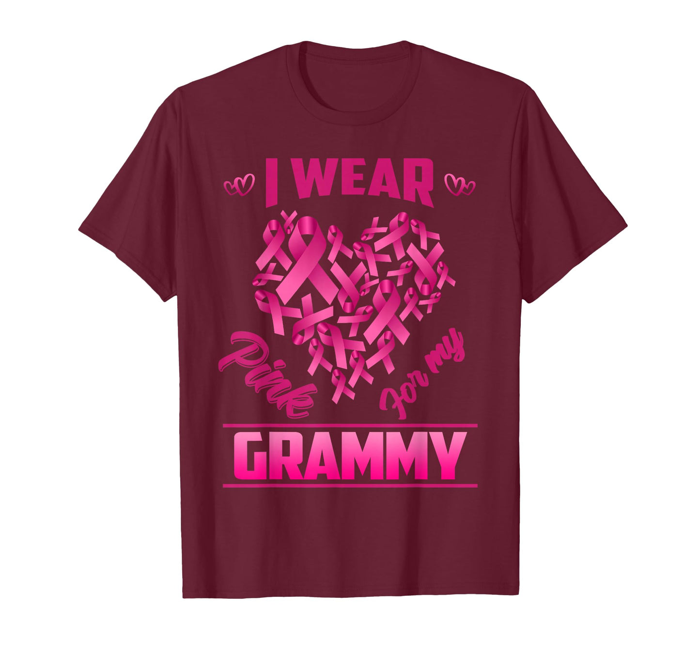 Breast Cancer Awareness Wear Pink For My Grammy T-Shirt