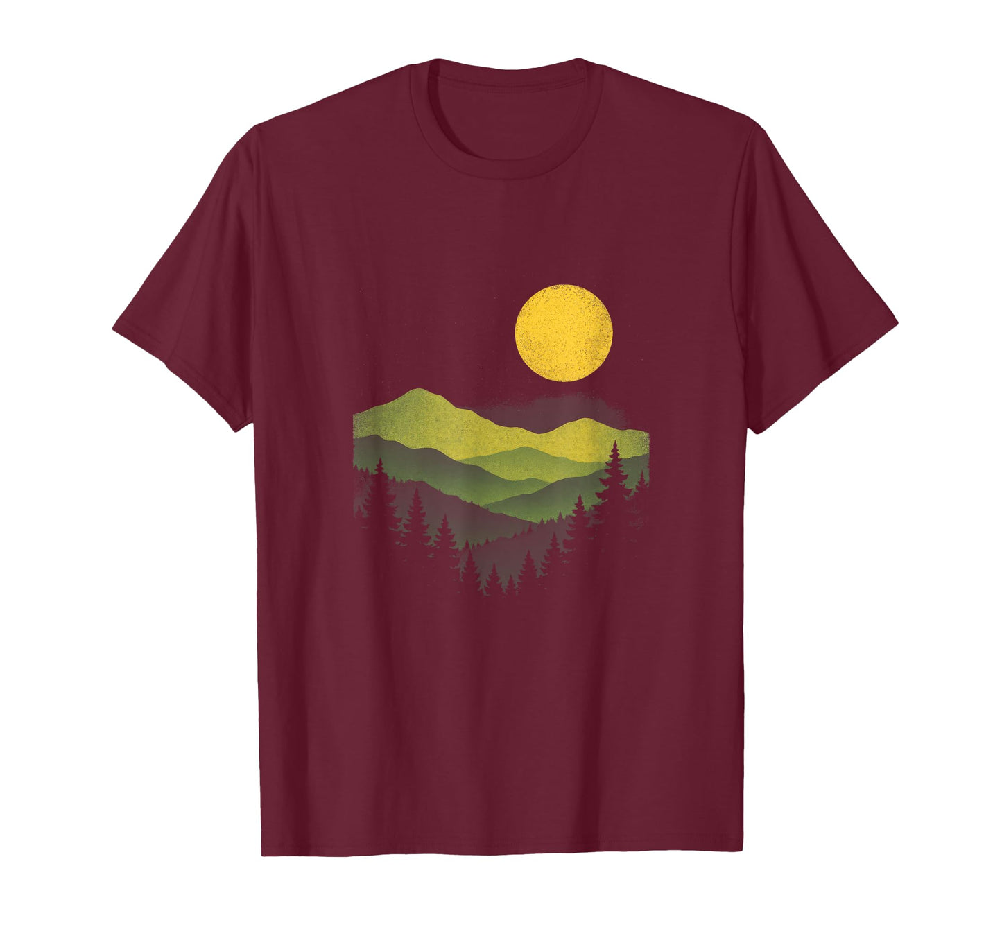 Forest Wildlife Scene - Nature Wilderness Hiking T-Shirt