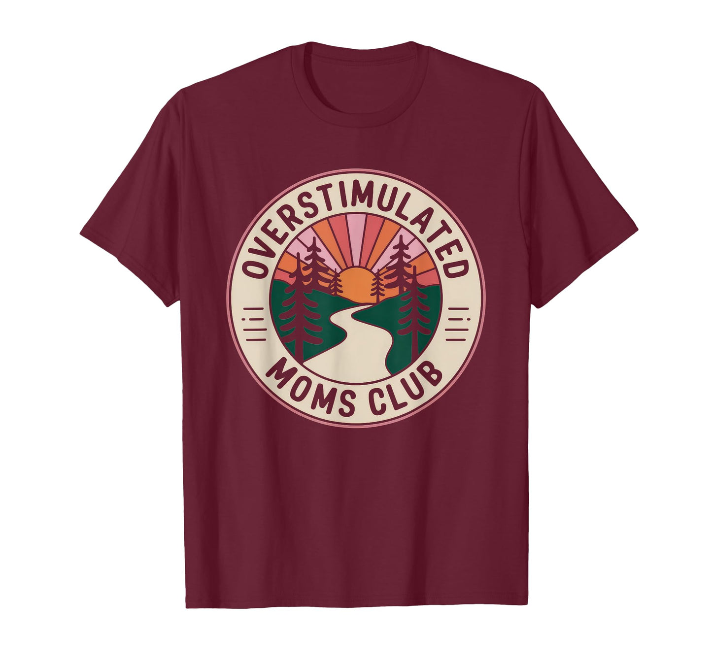 Overstimulated Moms Club Tshirt Mom Depression Mental Health T-Shirt