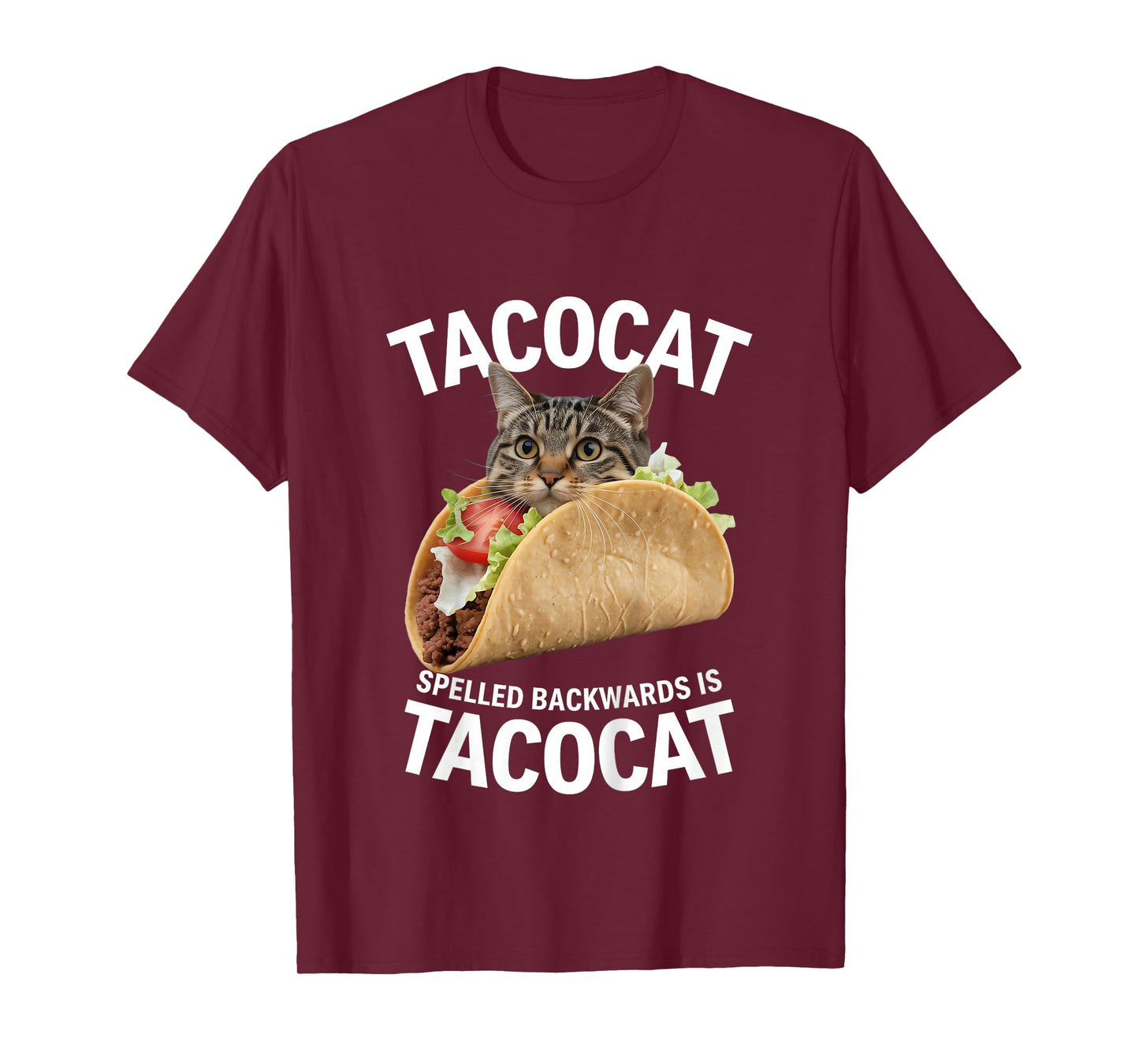 Tacocat Spelled Backwards Tshirt Youth T-Shirt