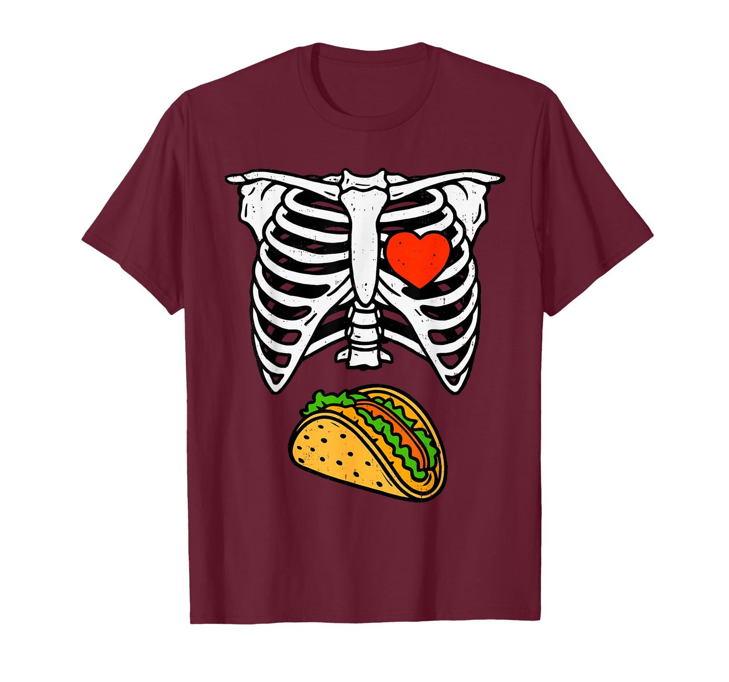 Funny Skeleton Tacos Halloween Costume Boys Teens Girls Kids T-Shirt
