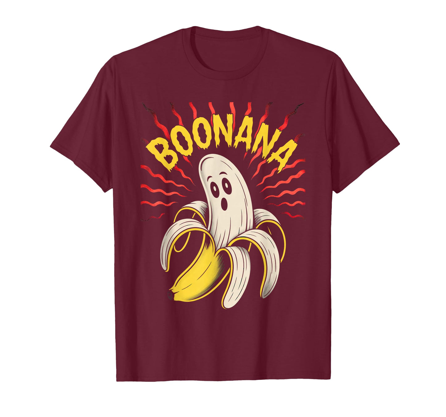 Boonana Cute Ghost Banana Halloween Costume Men Women Kids T-Shirt