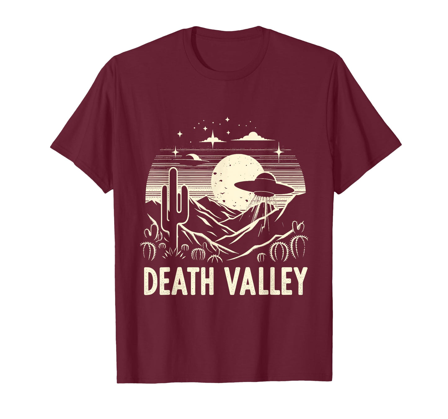 Death Valley National Park Souvenir Desert UFO Cactus T-Shirt