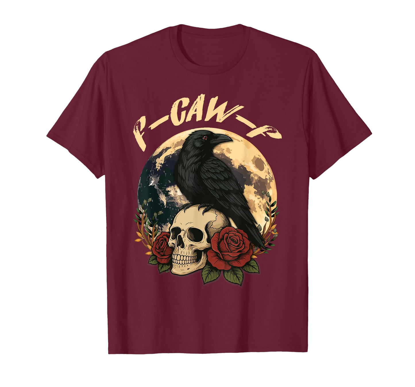 Funny F Caw F Raven Bird Saying Graphic F-Caw-F Black Crow T-Shirt
