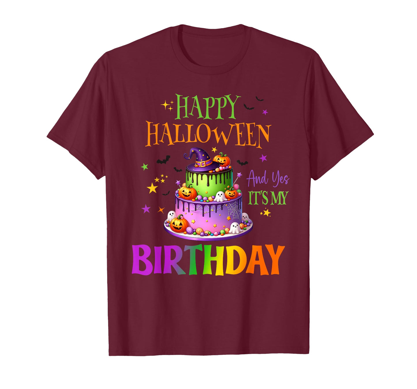 Halloween Skeleton Birthday Boy Party Spooly Girls Bday T-Shirt