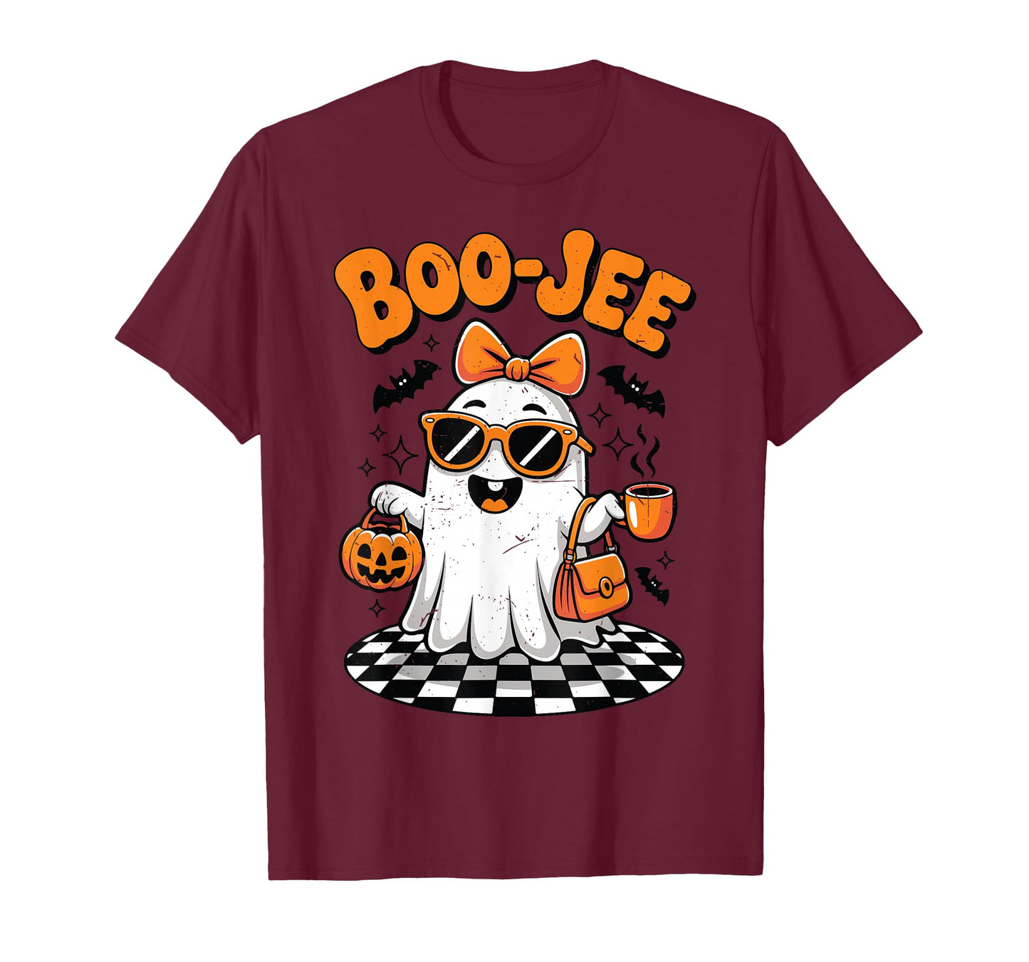 Cute Ghost Halloween Boo-JEE Boujee Teen Girl Toddler Funny T-Shirt