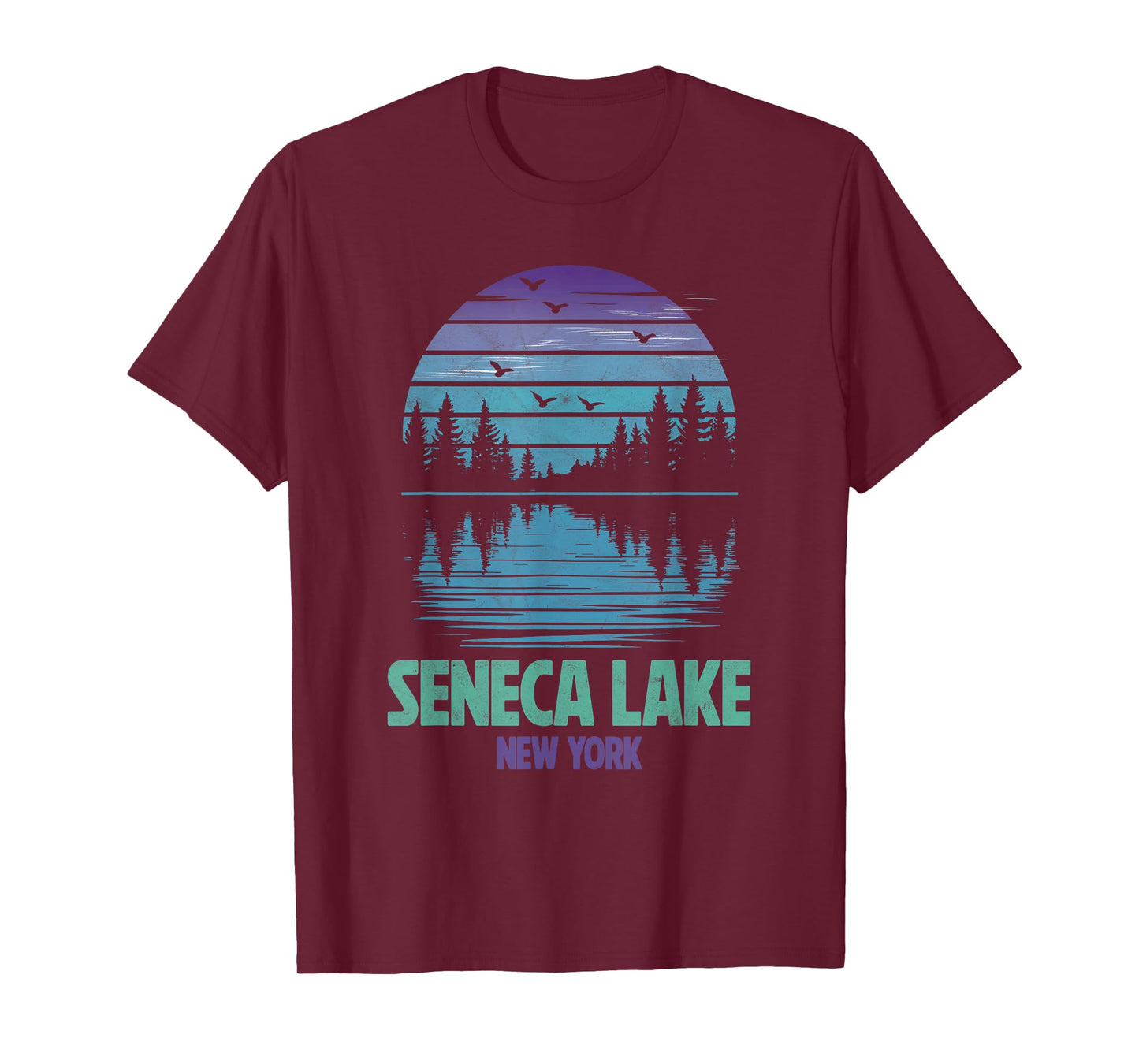 Seneca Lake New York Outdoors Vintage T-Shirt