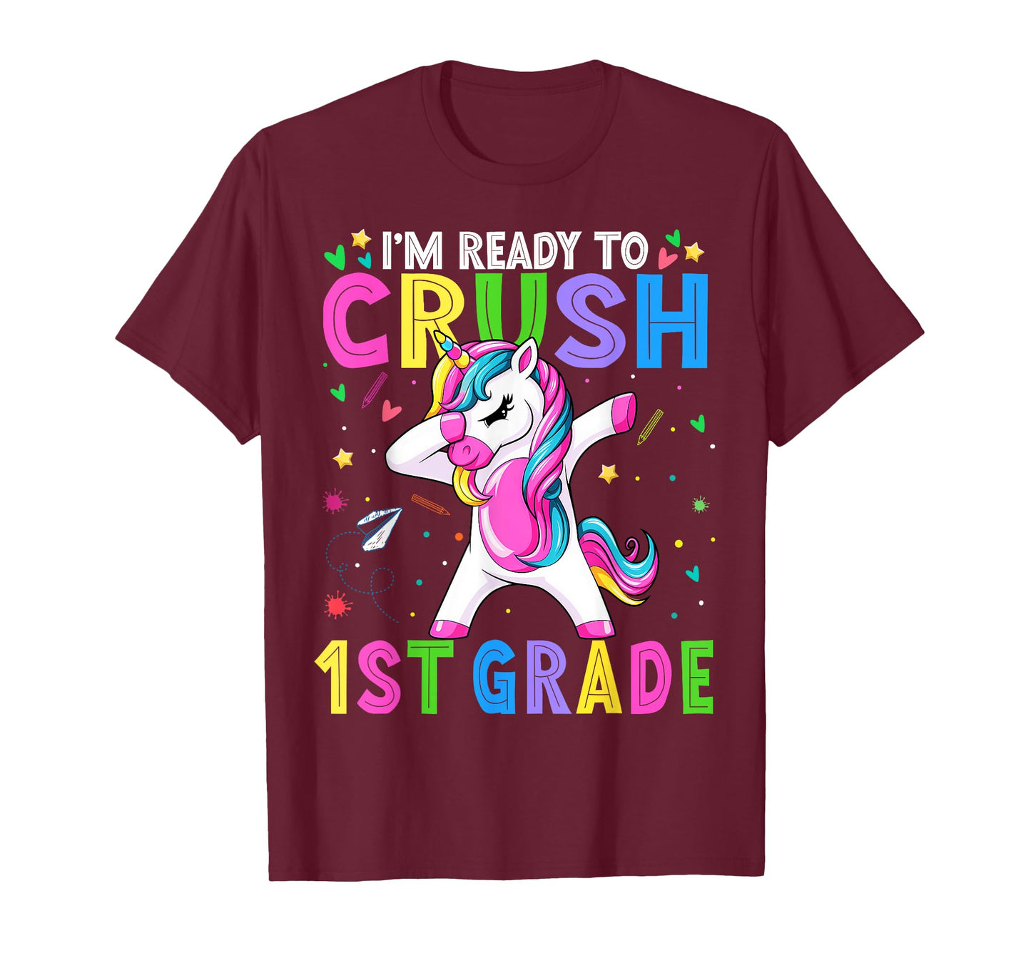 I'm Ready For First Grade Back To School 1st Grade Girls T-Shirt
