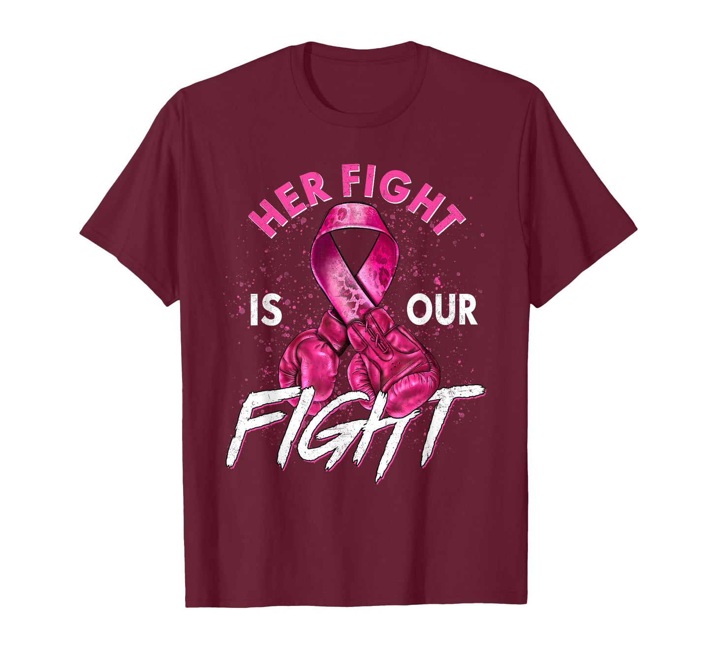 Breast Cancer Her Fight Is Our Fight Breast Cancer Awareness T-Shirt