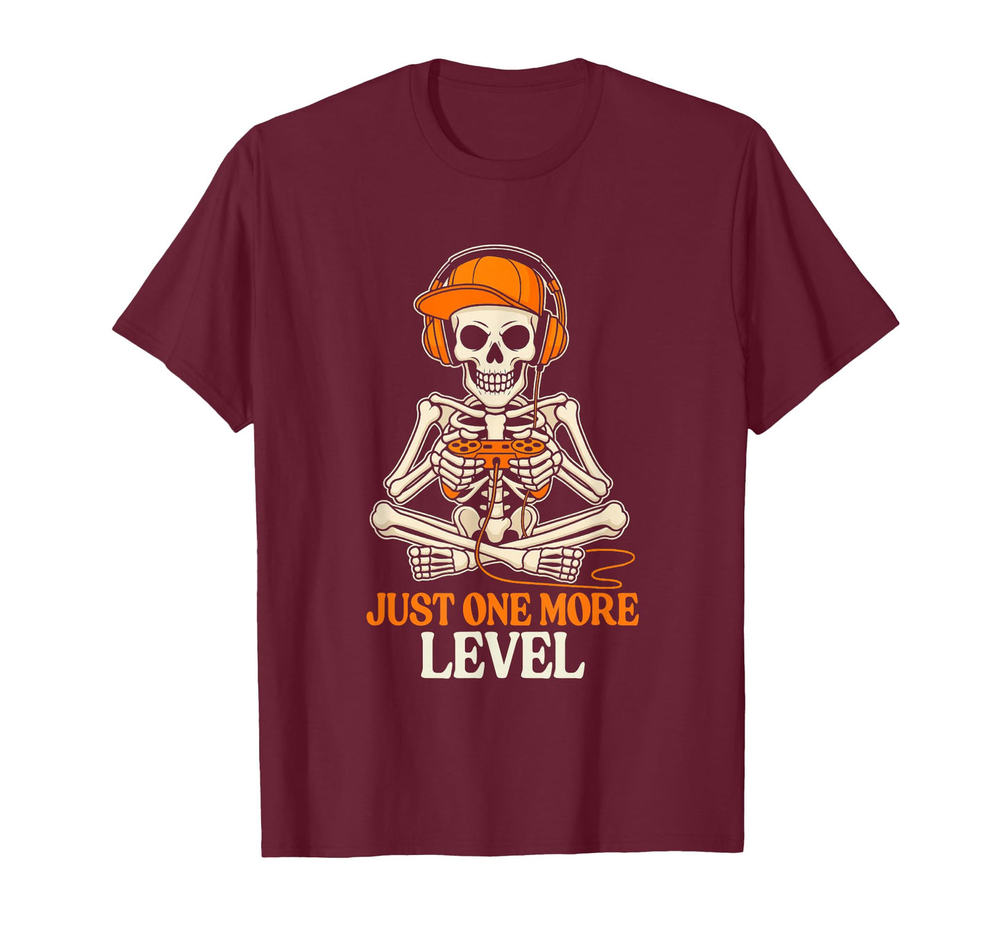 Funny Video Game Halloween Skeleton Gamer Boy Kids T-Shirt