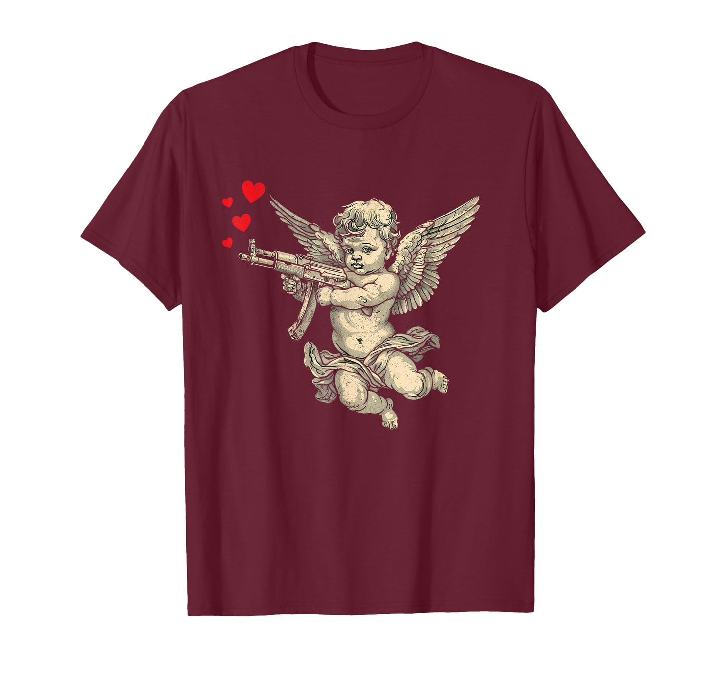 Cherub Angel Cupid Vintage Aesthetic Sarcastic Valentines T-Shirt