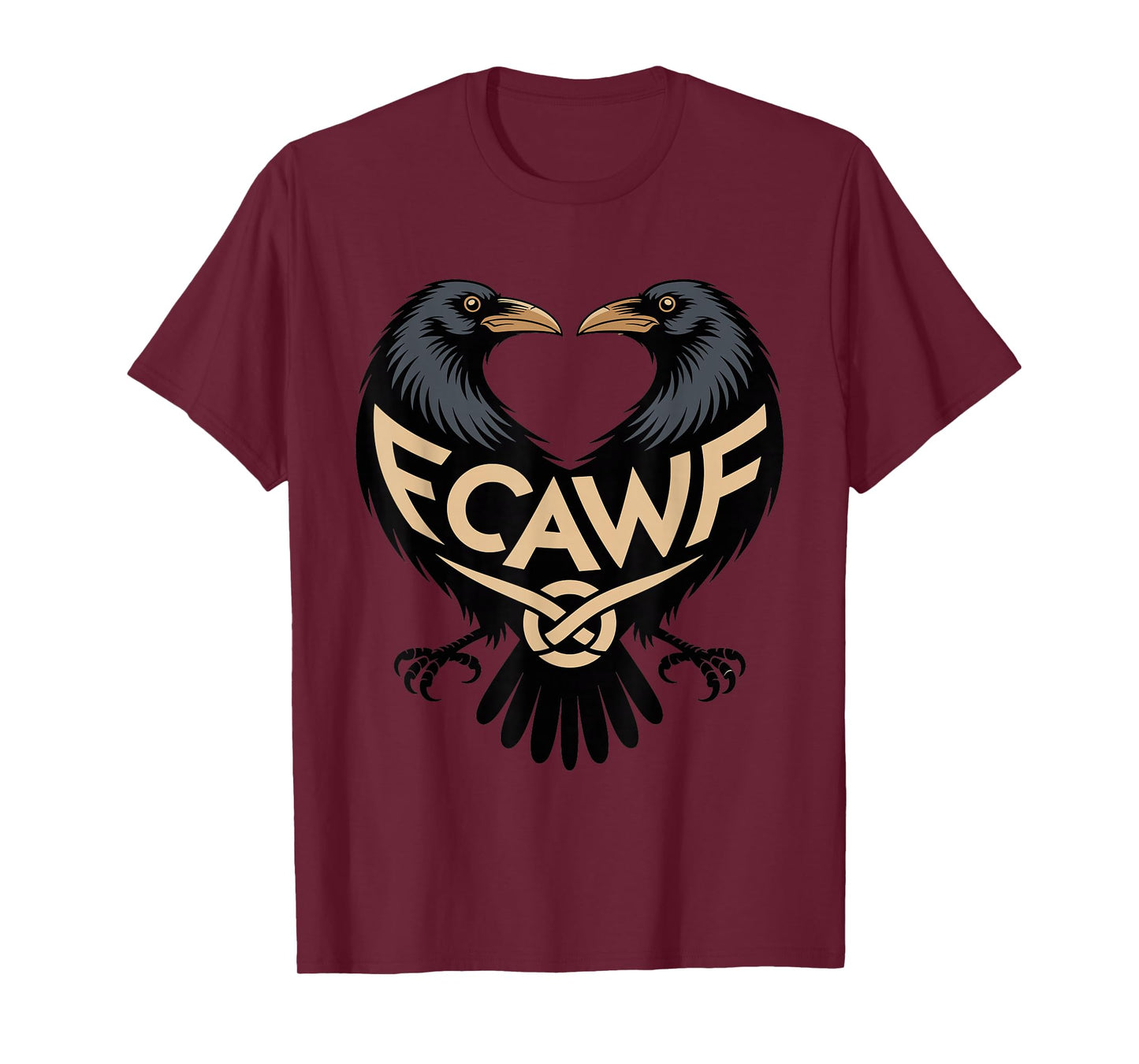 Celtic Raven F-CAW-F Viking & Pagan Knotwork Norse Mythology T-Shirt
