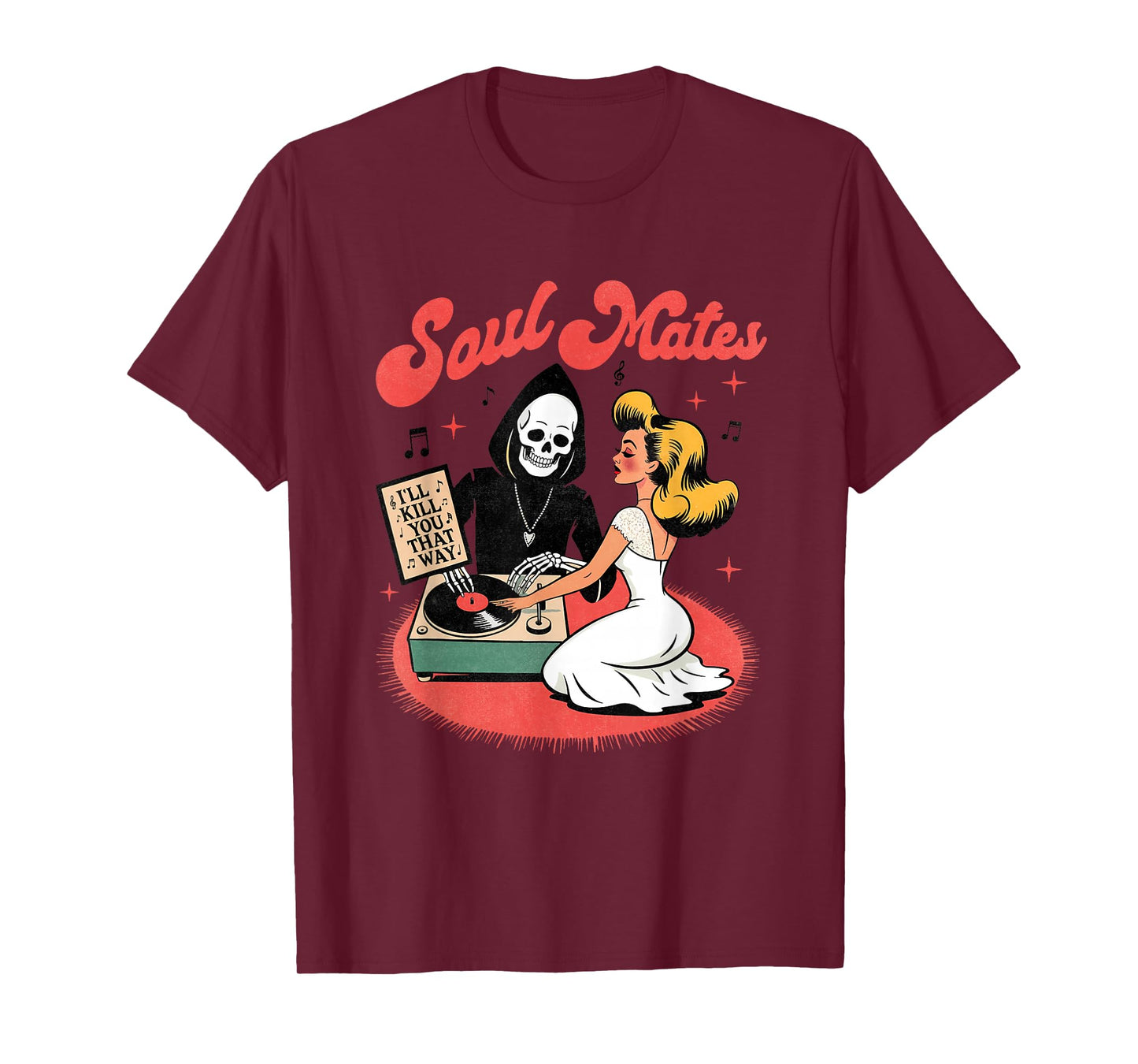 Retro Soul Mates Halloween Vibe T-Shirt